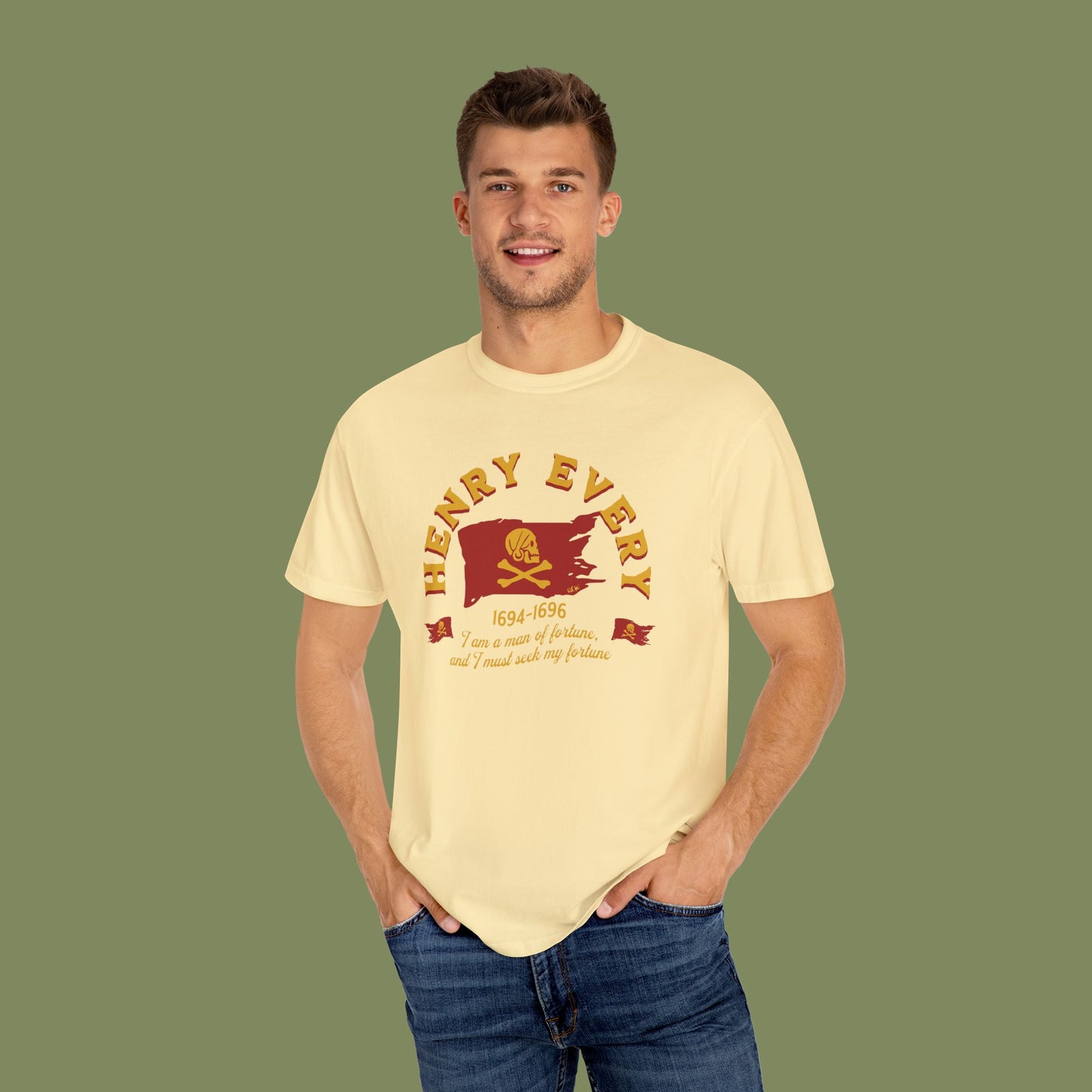Henry Every Pirate T-shirt by Vint Hill Designs