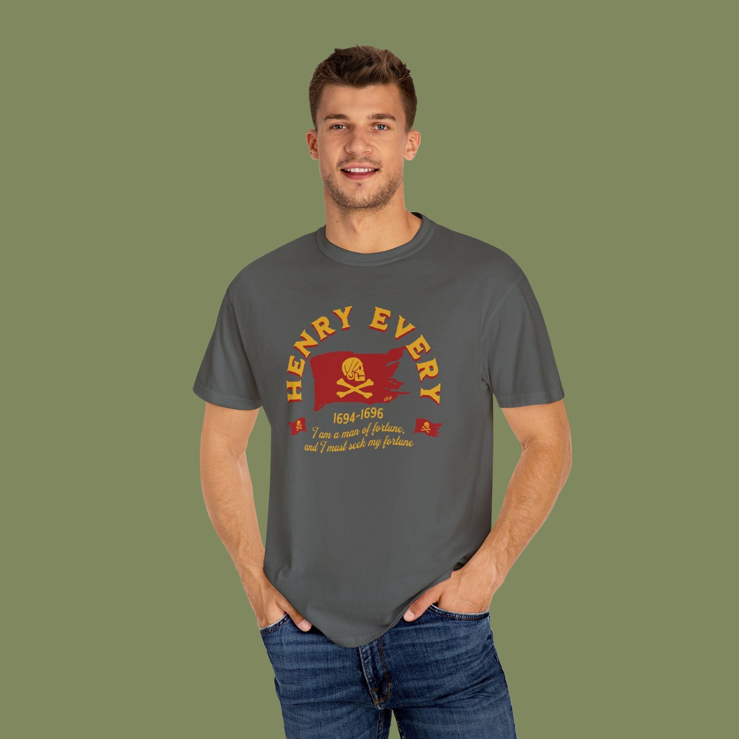 Henry Every Pirate T-shirt by Vint Hill Designs