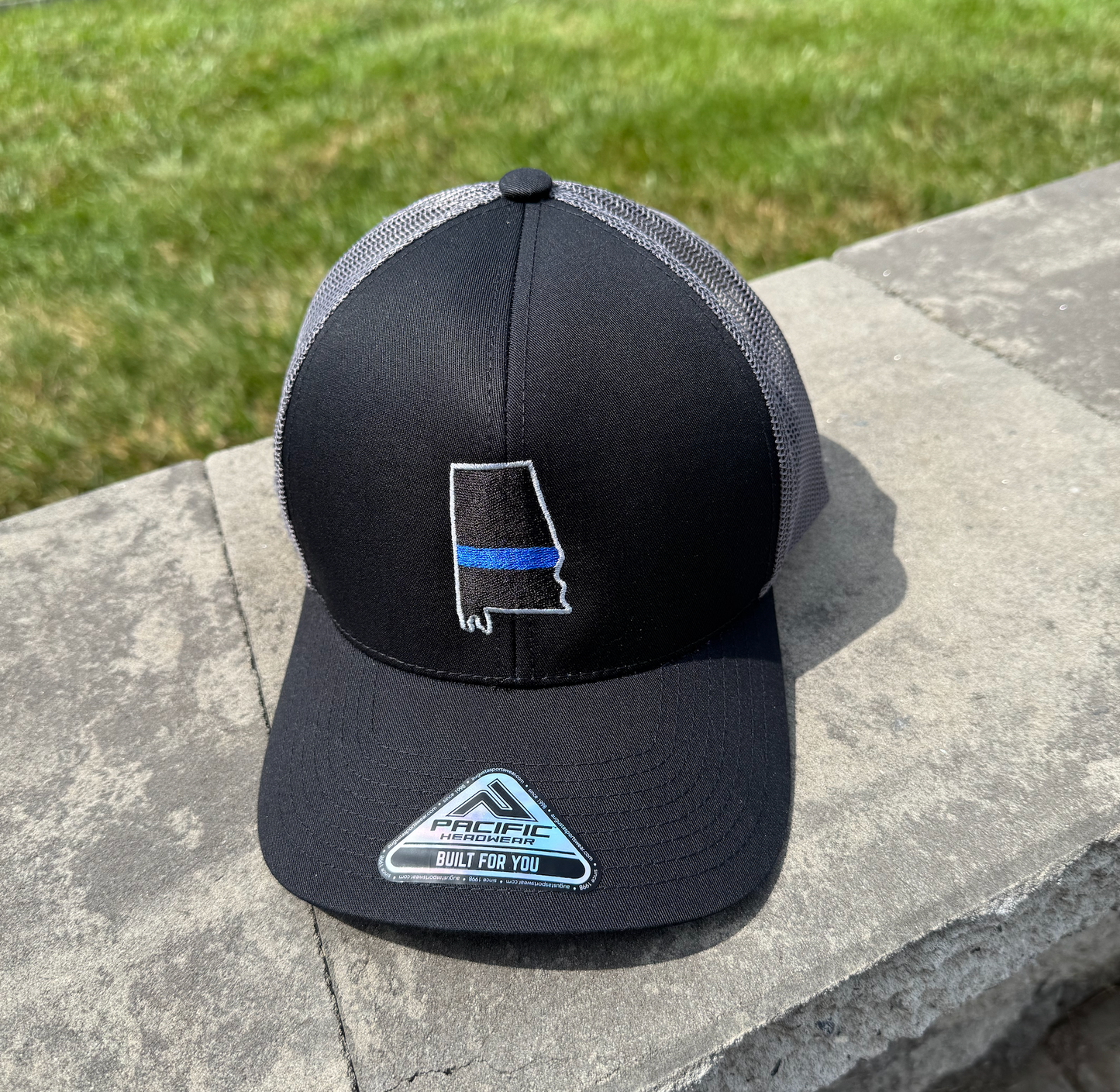 Alabama Thin Blue Line Snapback Trucker Cap
