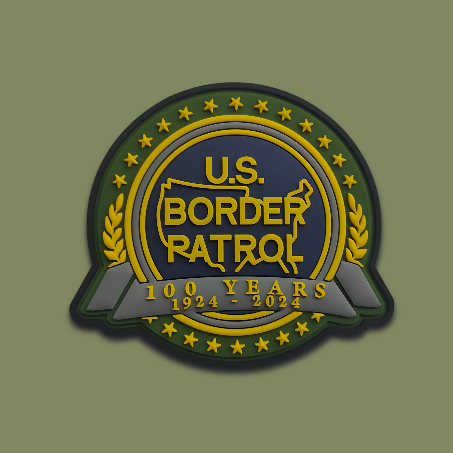 Border Patrol Centennial PVC Patch