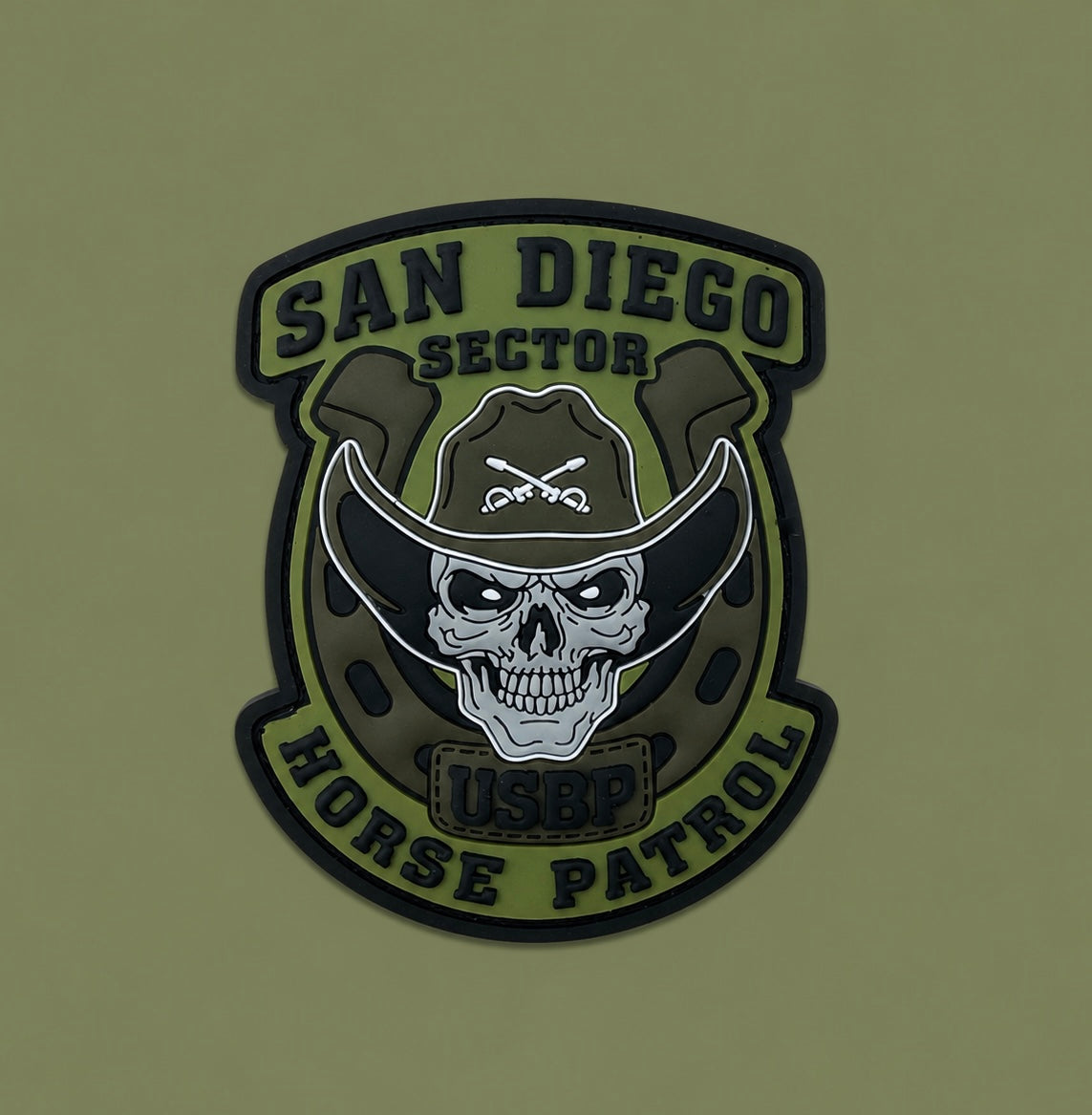 San Diego Sector Horse Patrol PVC Patch