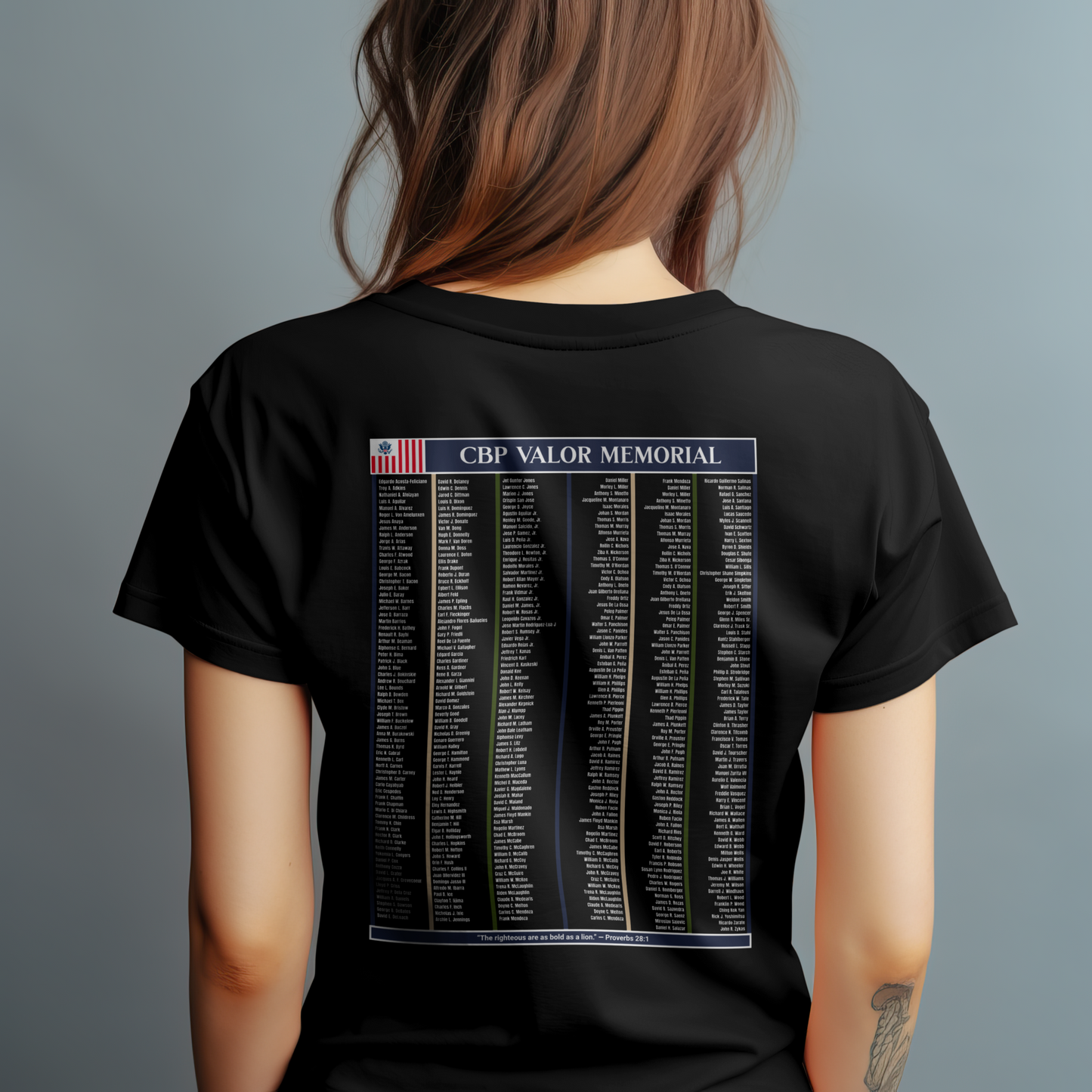 2026 CBP Valor Memorial T-Shirt