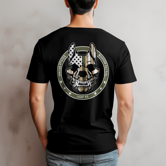 USBP K9 Skull T-Shirt