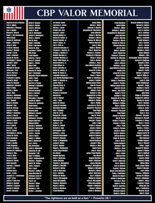 Honoring Every Name: The CBP Valor Memorial Tribute Shirt for Police Week 2026