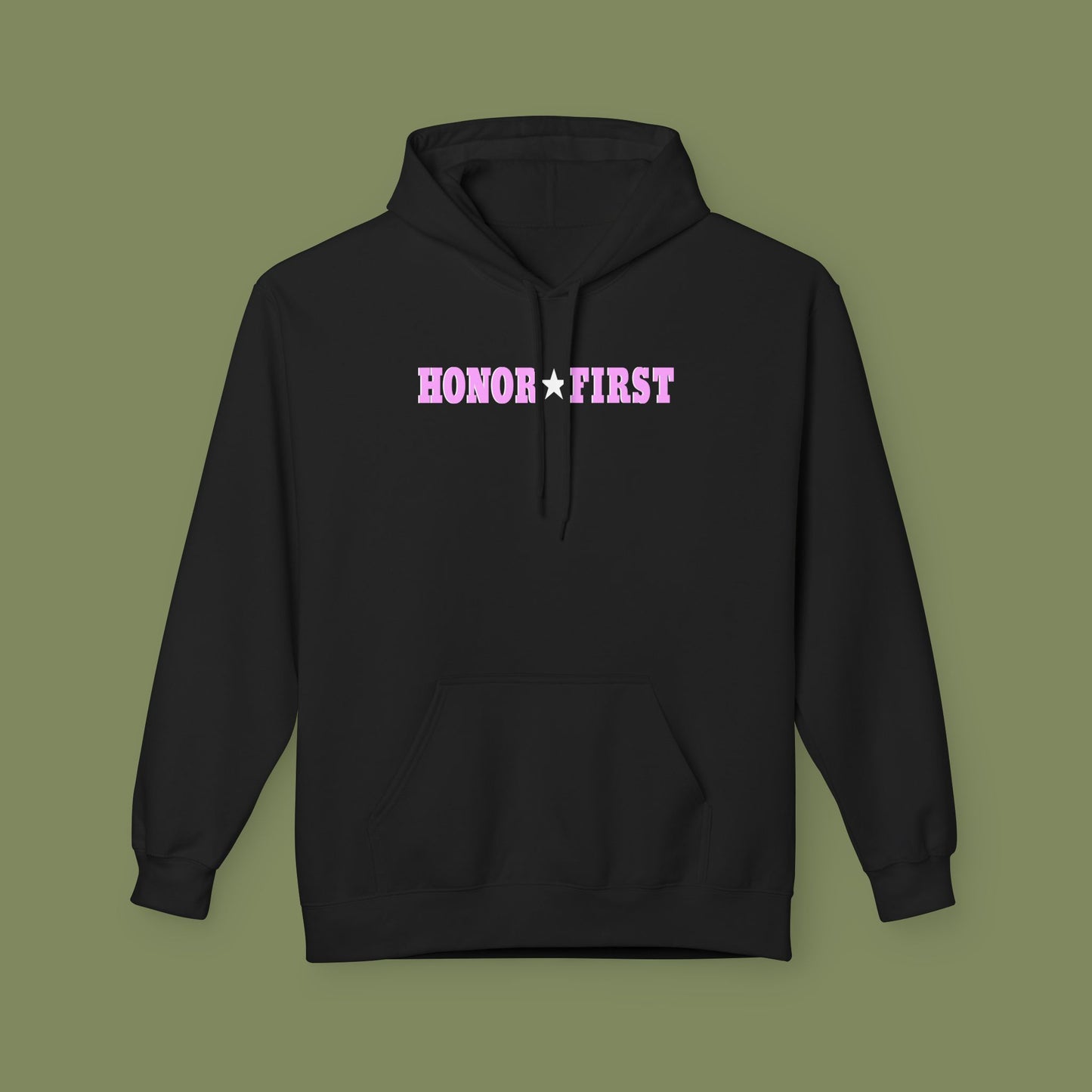 Honor First Breast Cancer Awareness Hoodie