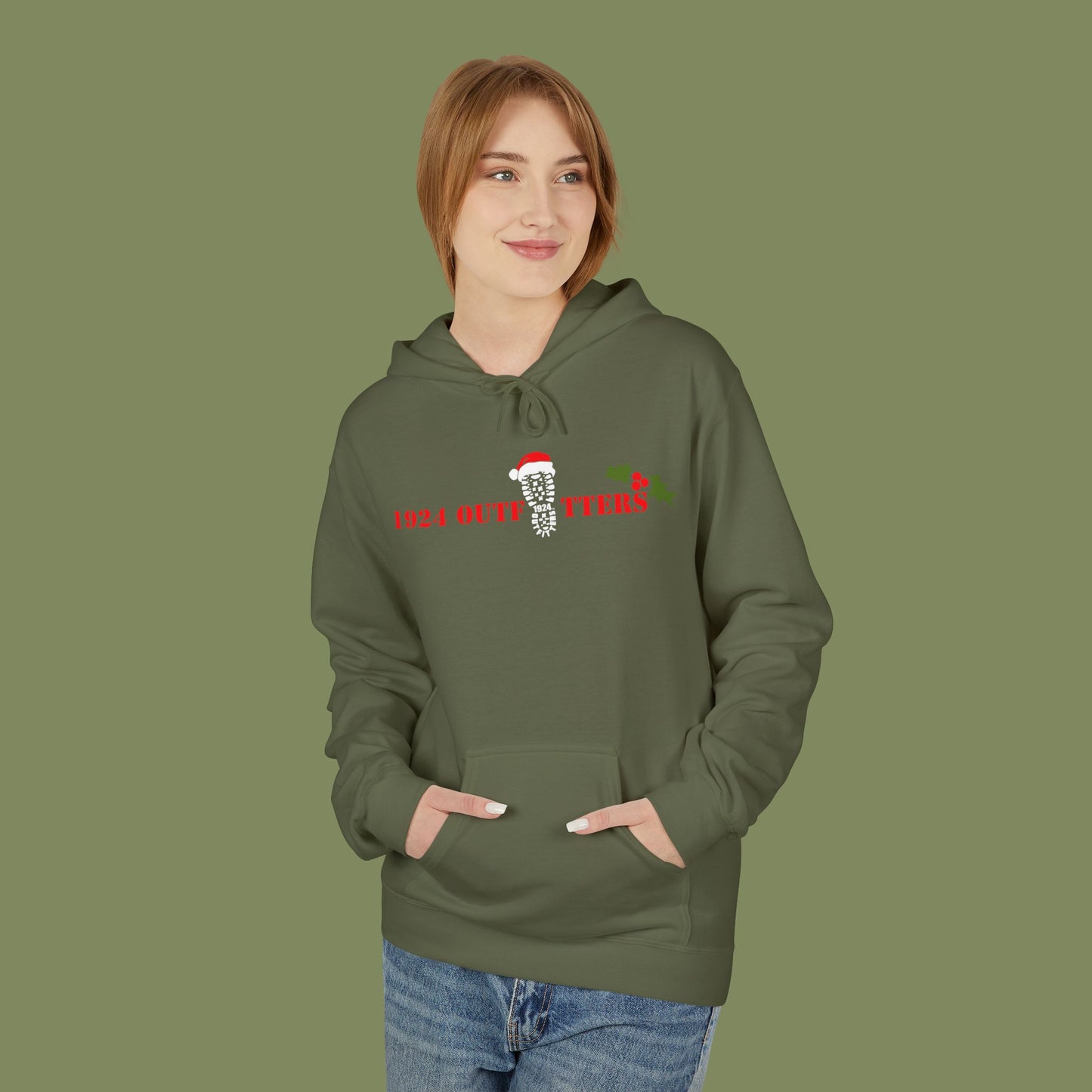 1924 Outfitters Staple Hoodie — Christmas Edition