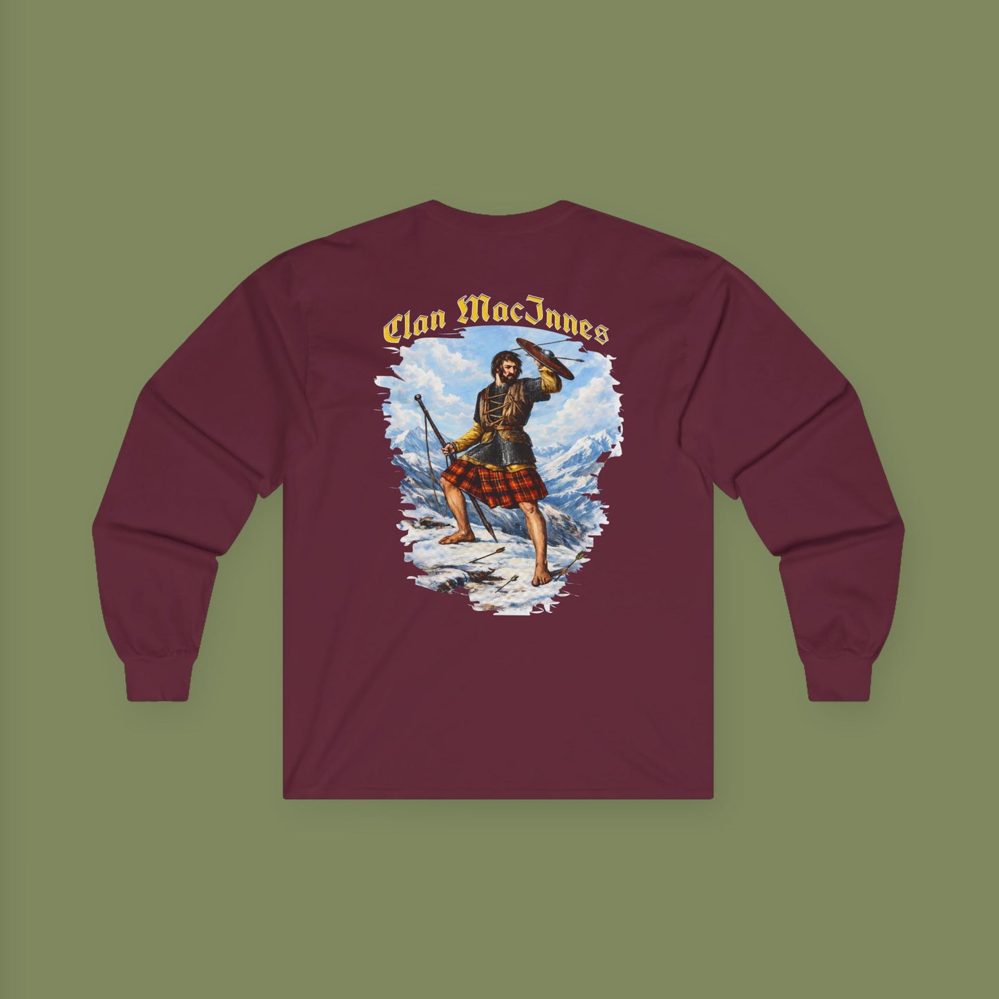Clan MacInnes Adult Long Sleeve Shirt