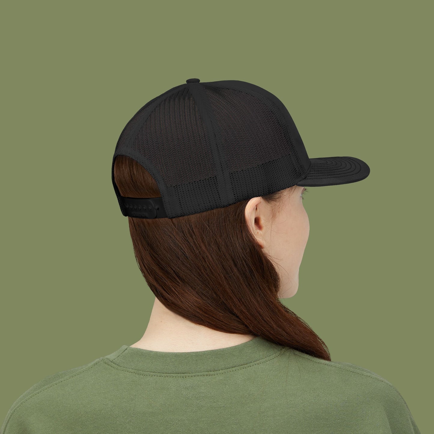 Thin Blue Line Snapback Trucker Cap