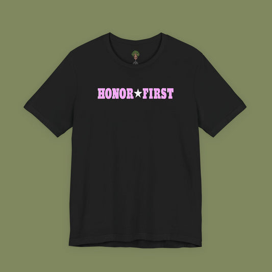Honor First Breast Cancer Awareness T-Shirt