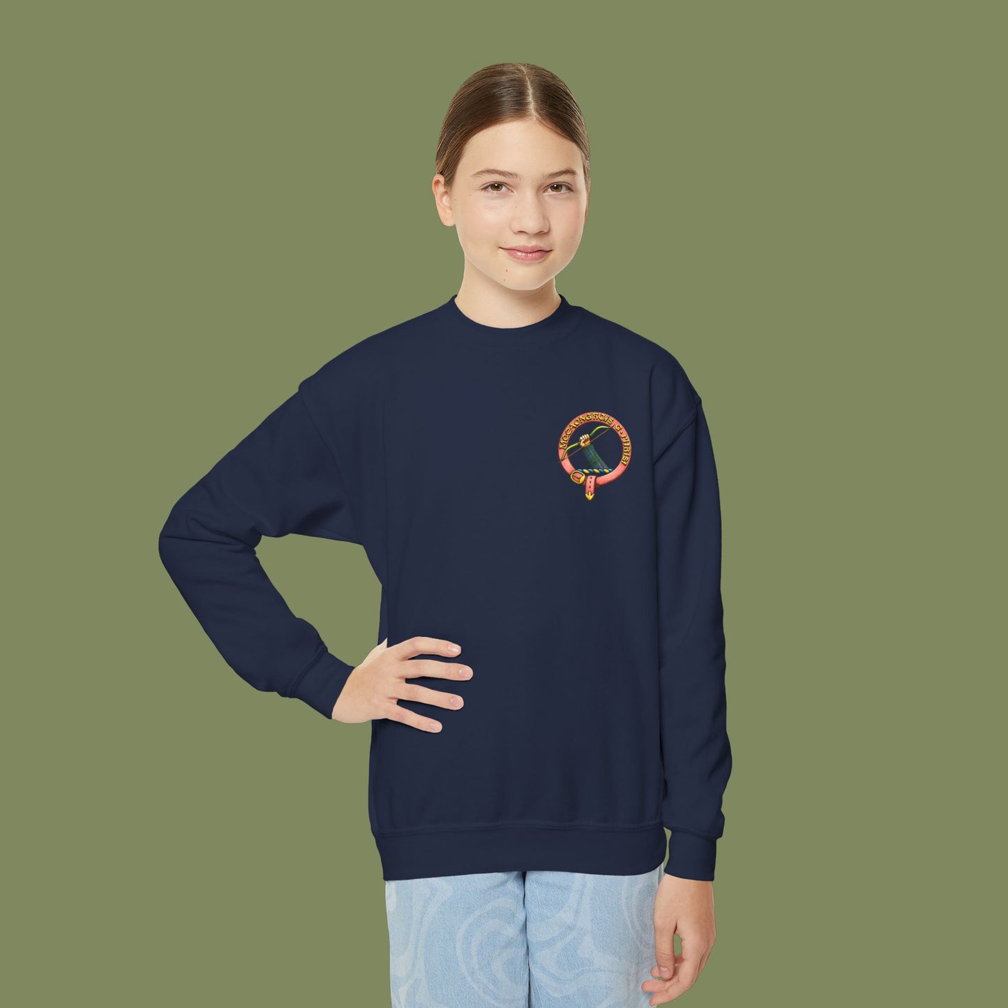 Clan MacInnes Youth Crewneck Sweatshirt