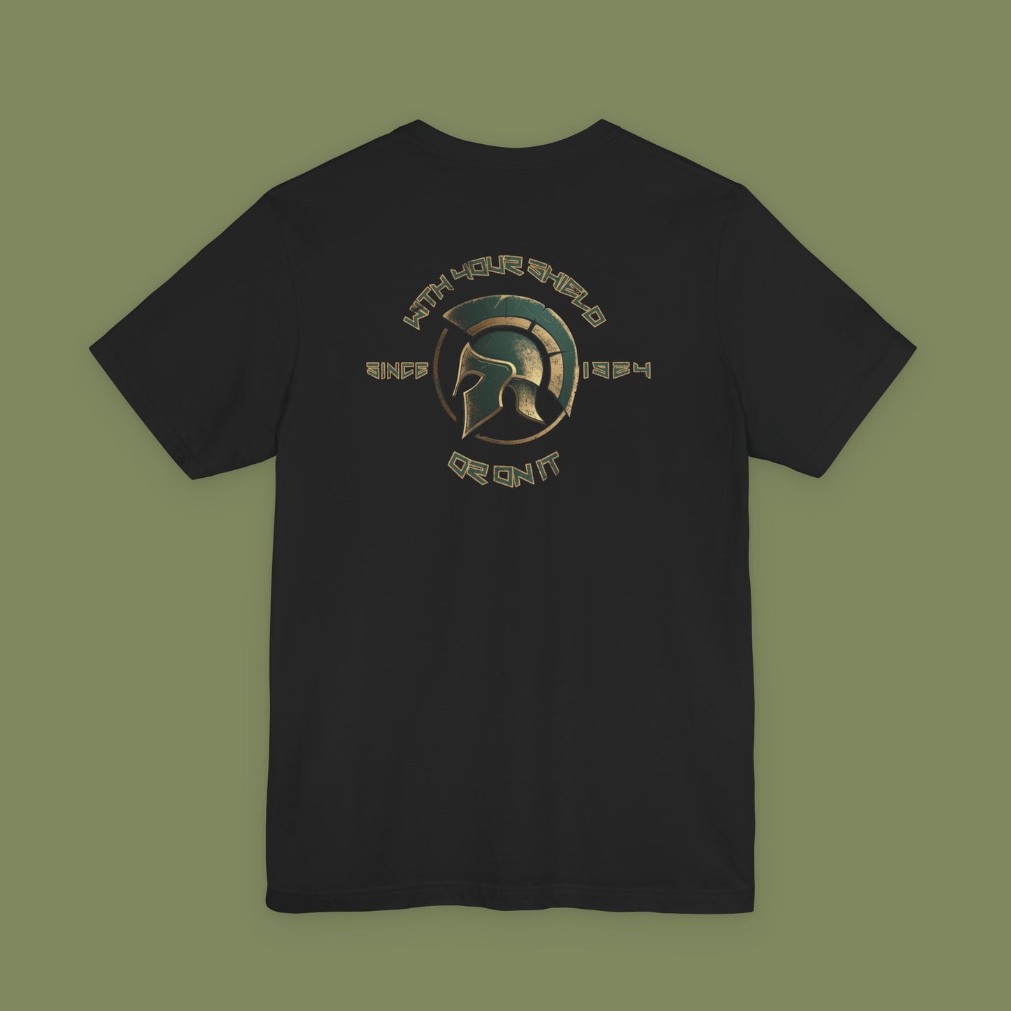 Spartan T-Shirt Border Patrol Tee 'With Your Shield Or On It'