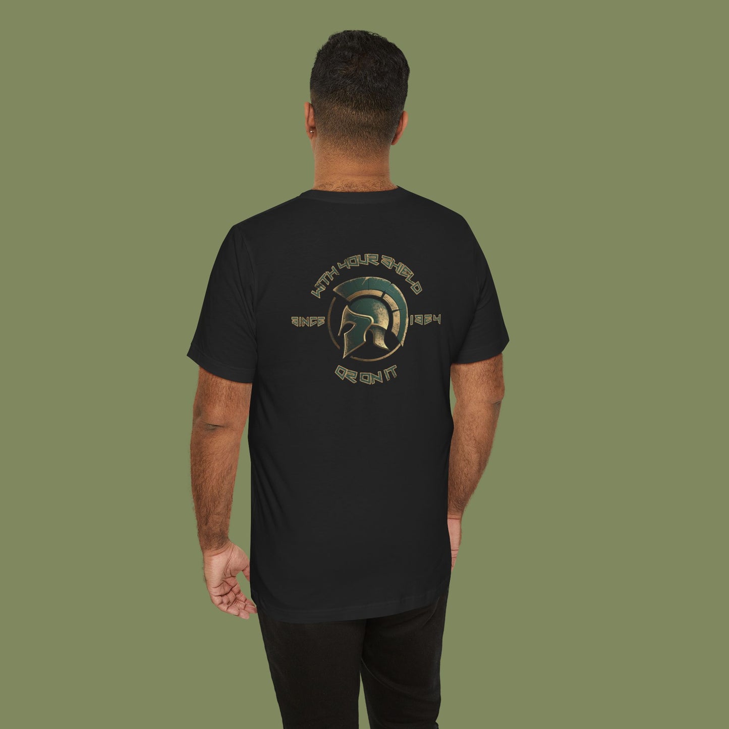 Spartan T-Shirt Border Patrol Tee 'With Your Shield Or On It'