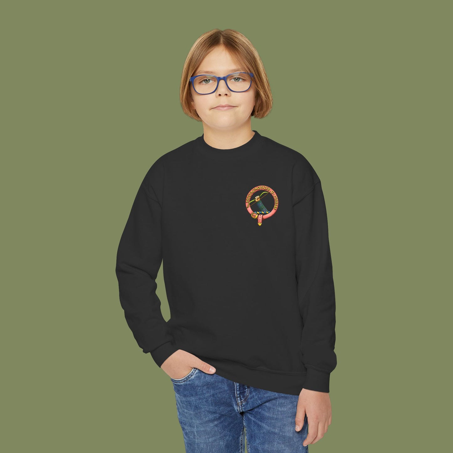 Clan MacInnes Youth Crewneck Sweatshirt