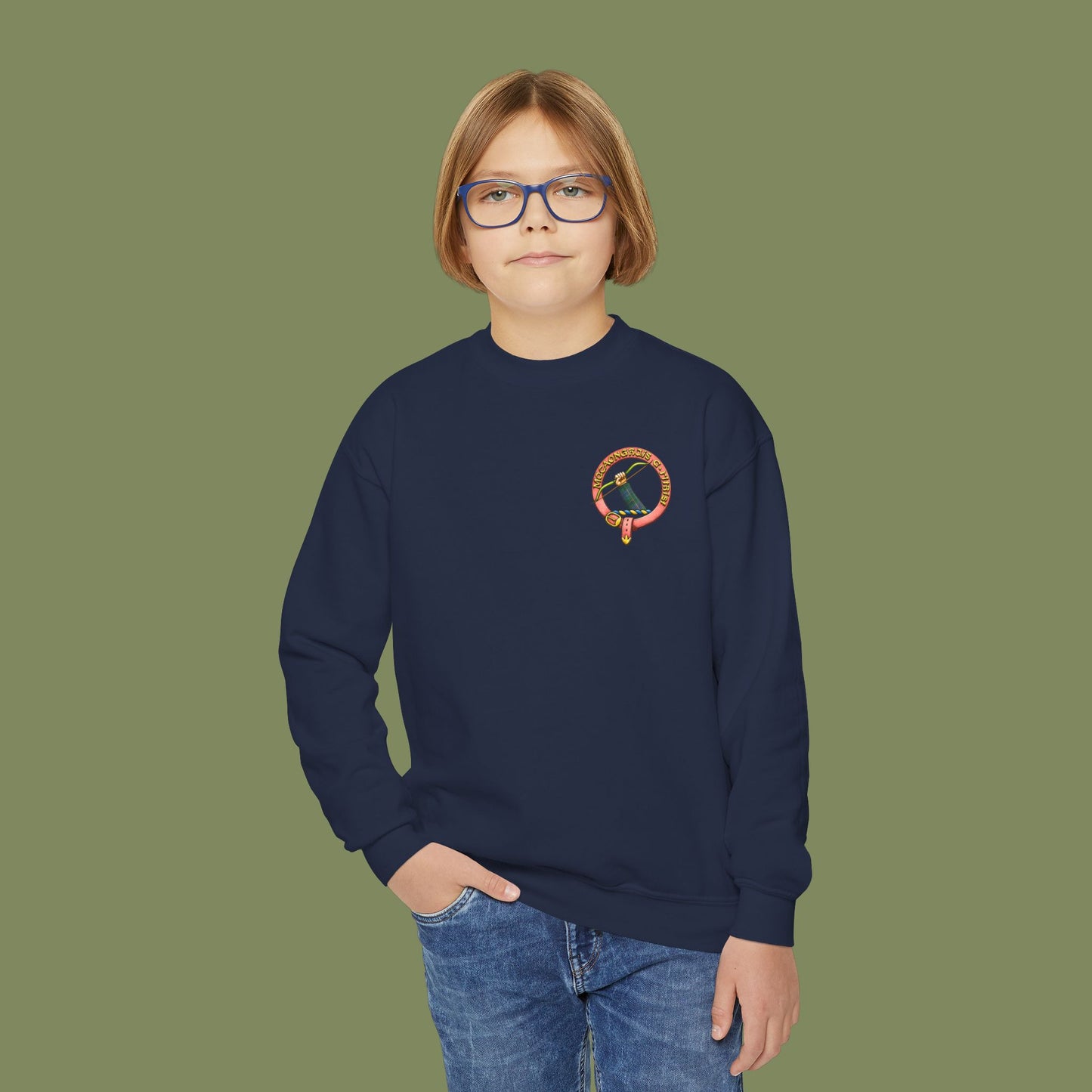 Clan MacInnes Youth Crewneck Sweatshirt
