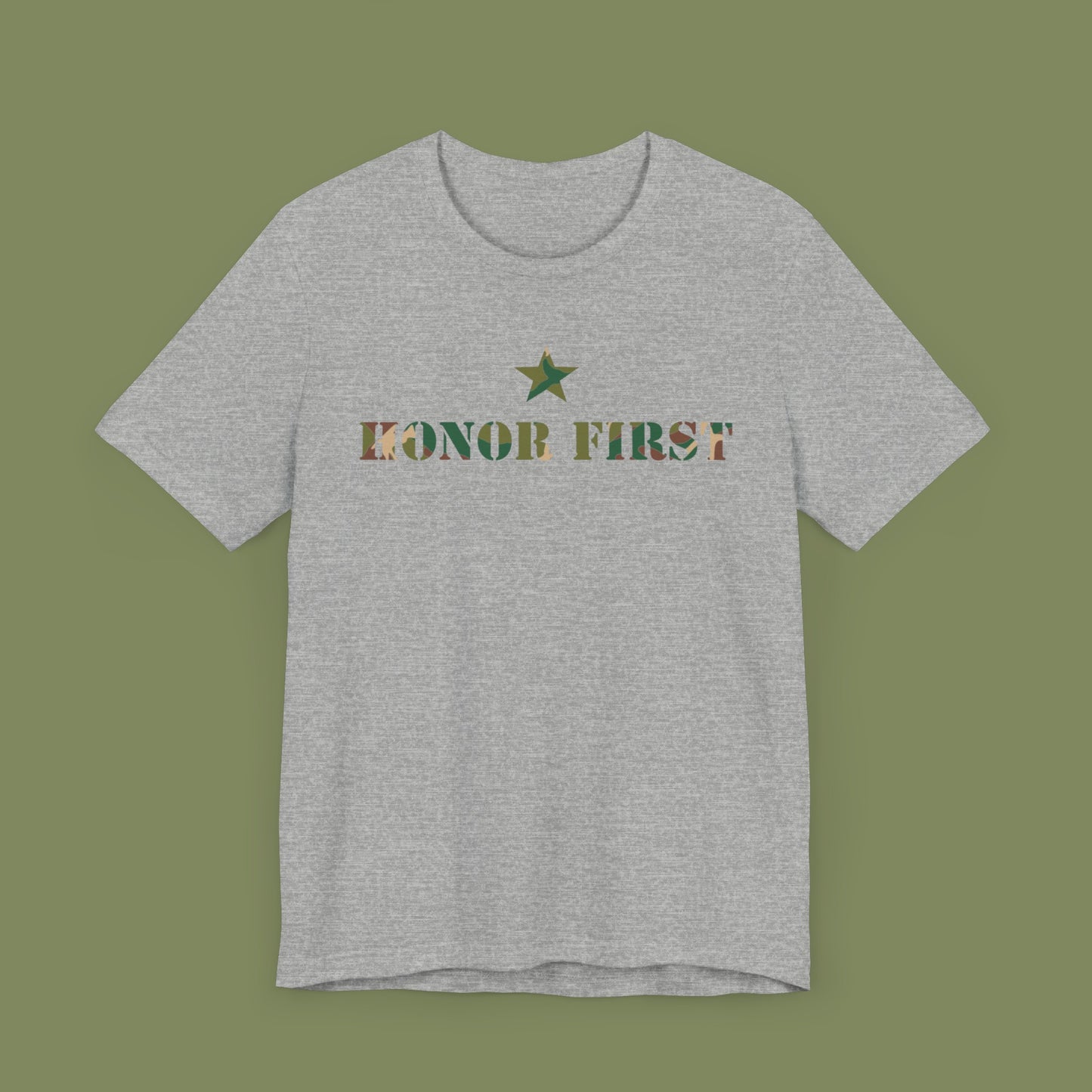Border Patrol Honor First Camo T-Shirt