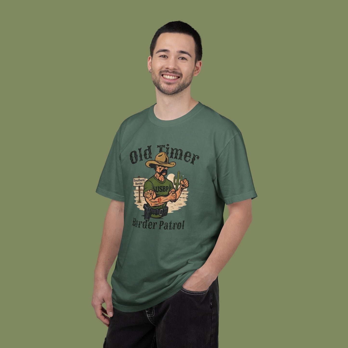 Old Timer Border Patrol T-Shirt