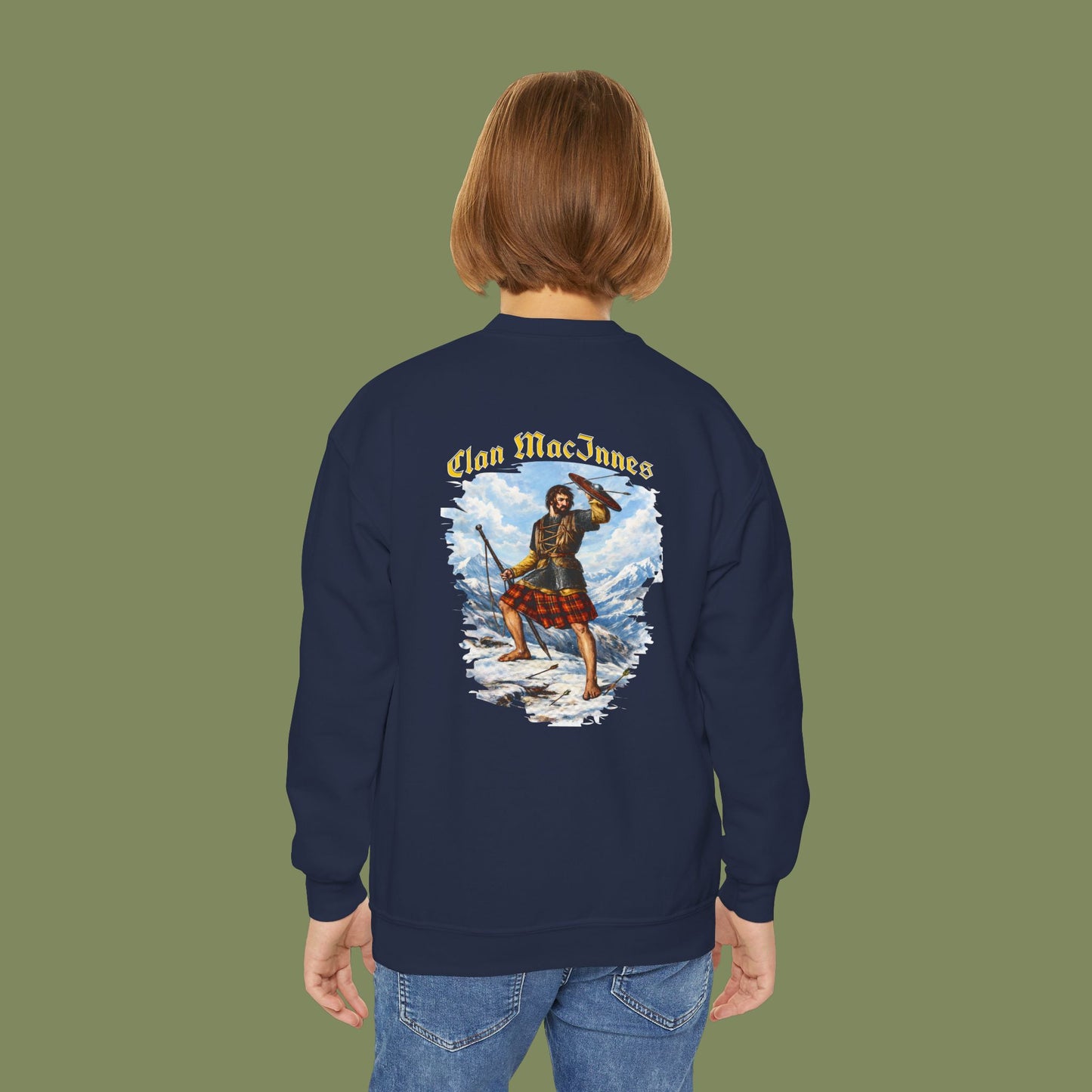 Clan MacInnes Youth Crewneck Sweatshirt