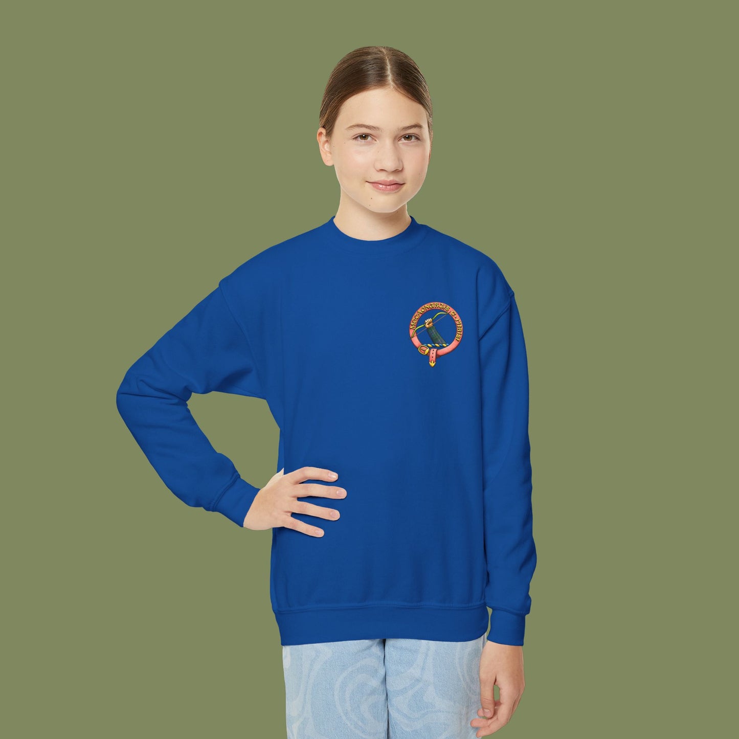 Clan MacInnes Youth Crewneck Sweatshirt