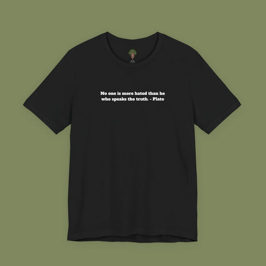 Plato Quote Unisex Tee - Truth Speaker Shirt