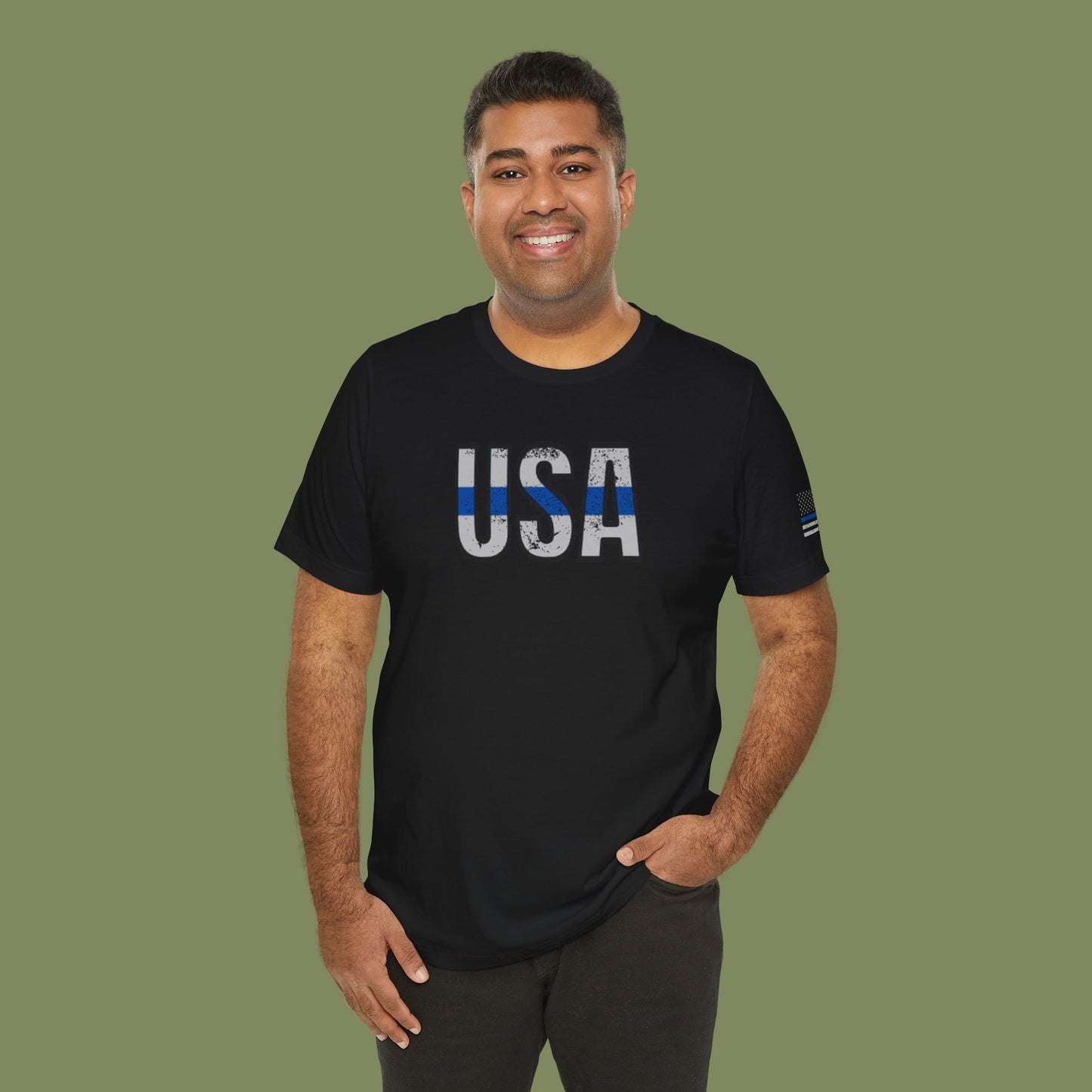 USA Thin Blue Line T-Shirt