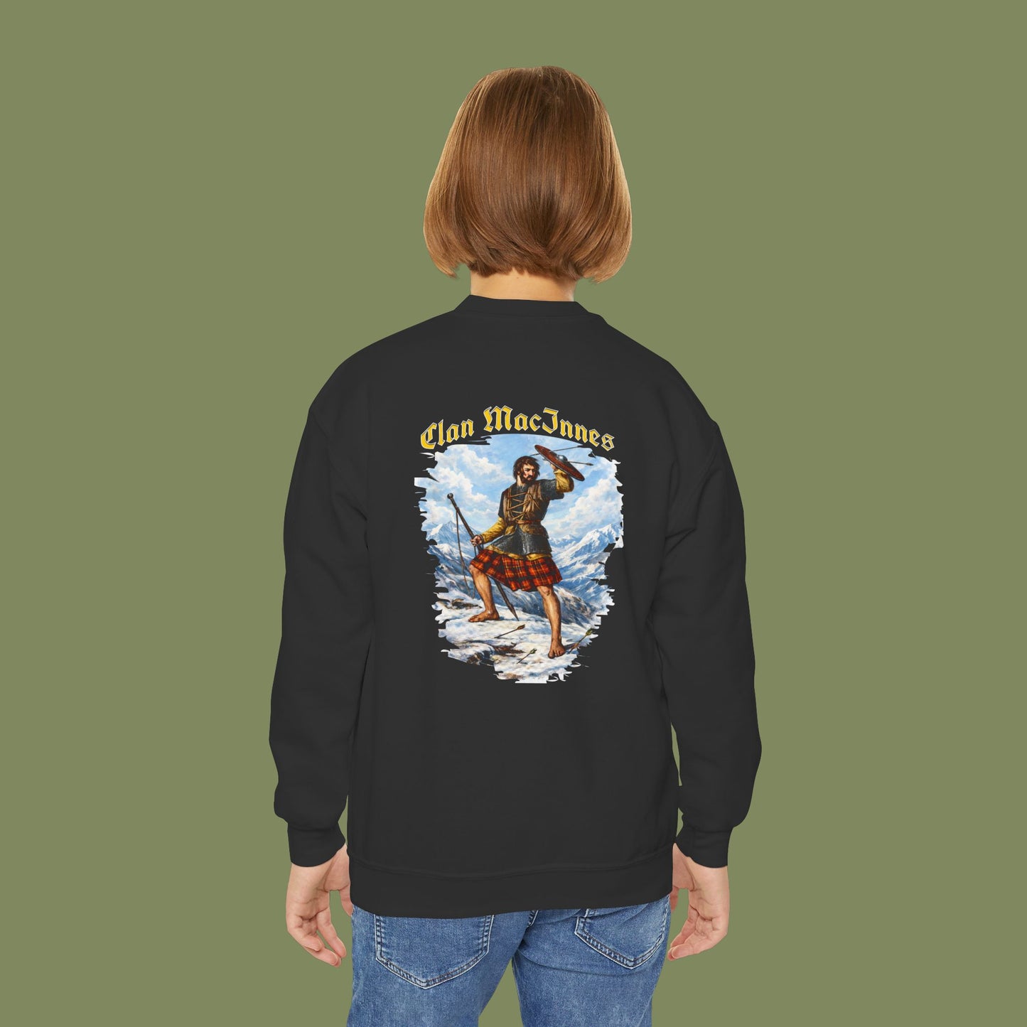 Clan MacInnes Youth Crewneck Sweatshirt