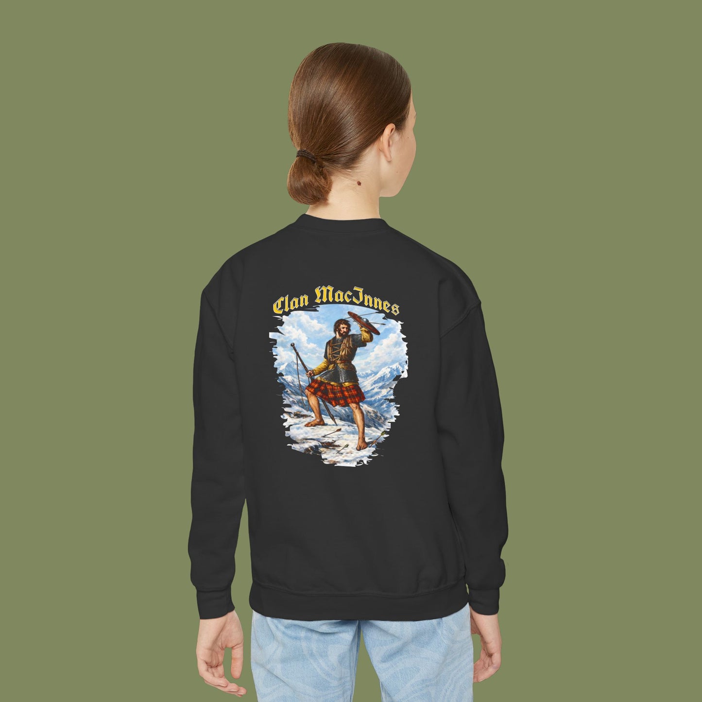 Clan MacInnes Youth Crewneck Sweatshirt