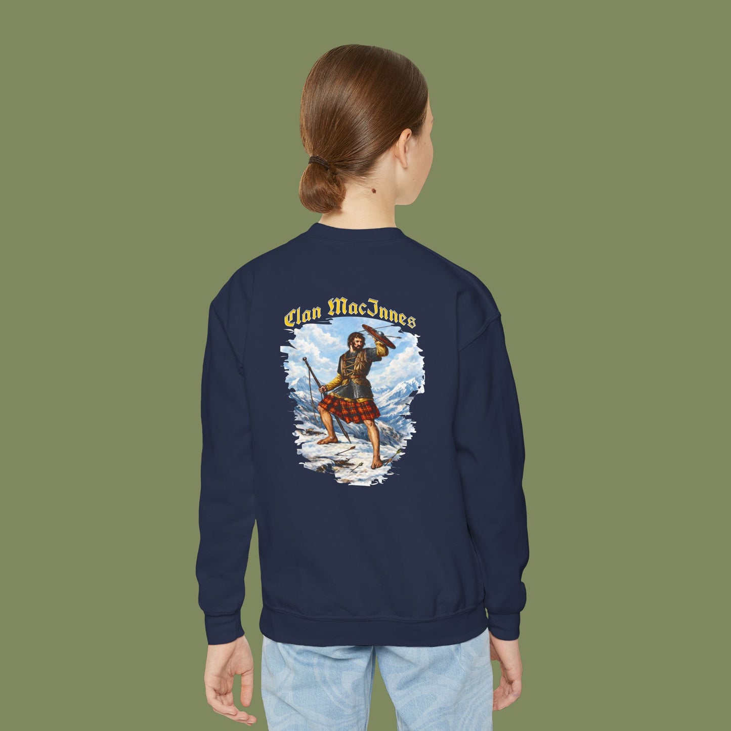 Clan MacInnes Youth Crewneck Sweatshirt