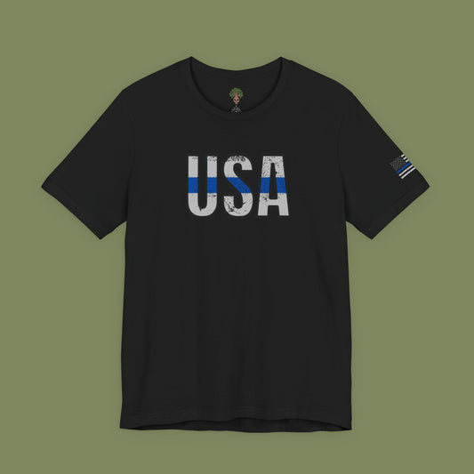 USA Thin Blue Line T-Shirt