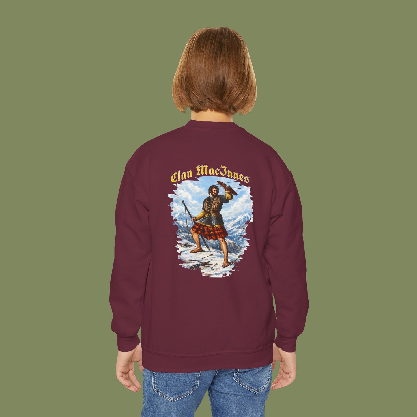 Clan MacInnes Youth Crewneck Sweatshirt