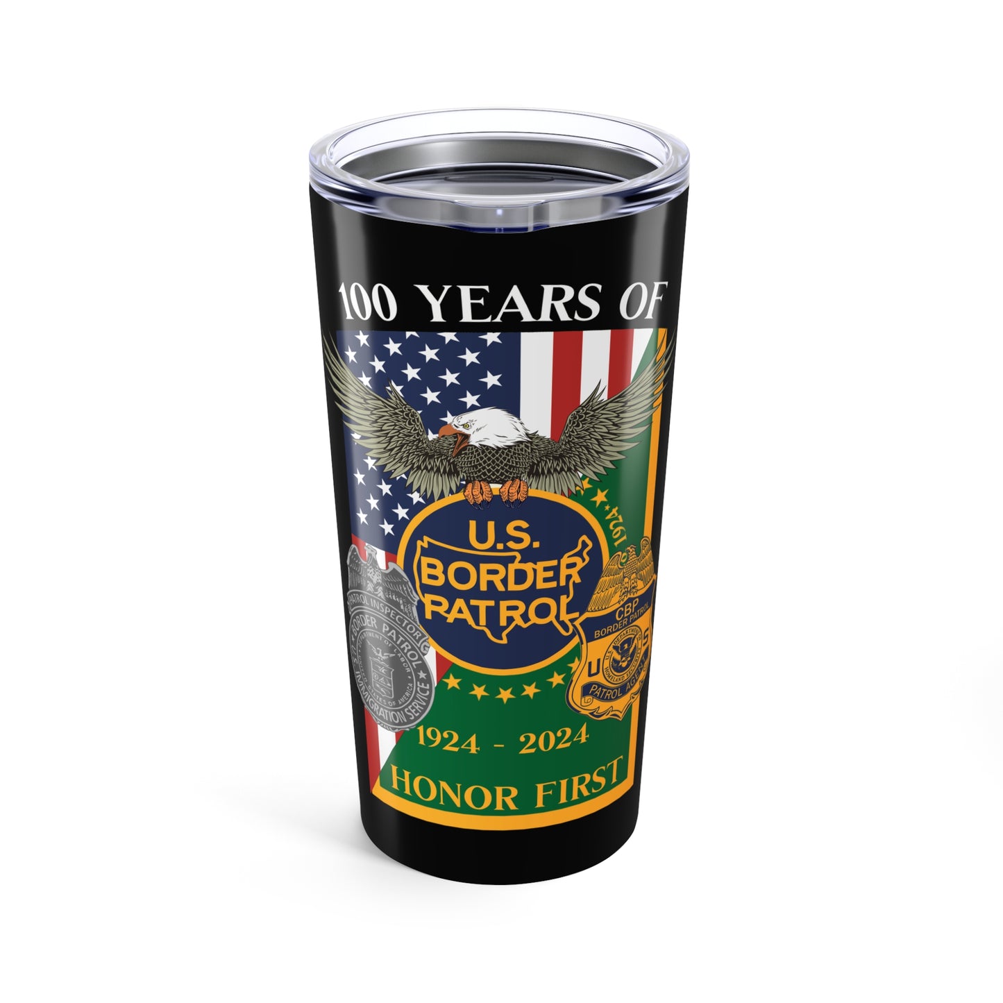 Border Patrol Centennial Tumbler 20oz