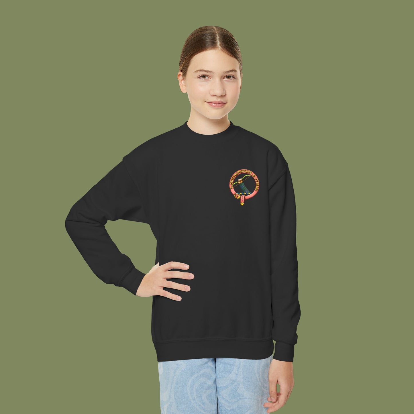 Clan MacInnes Youth Crewneck Sweatshirt