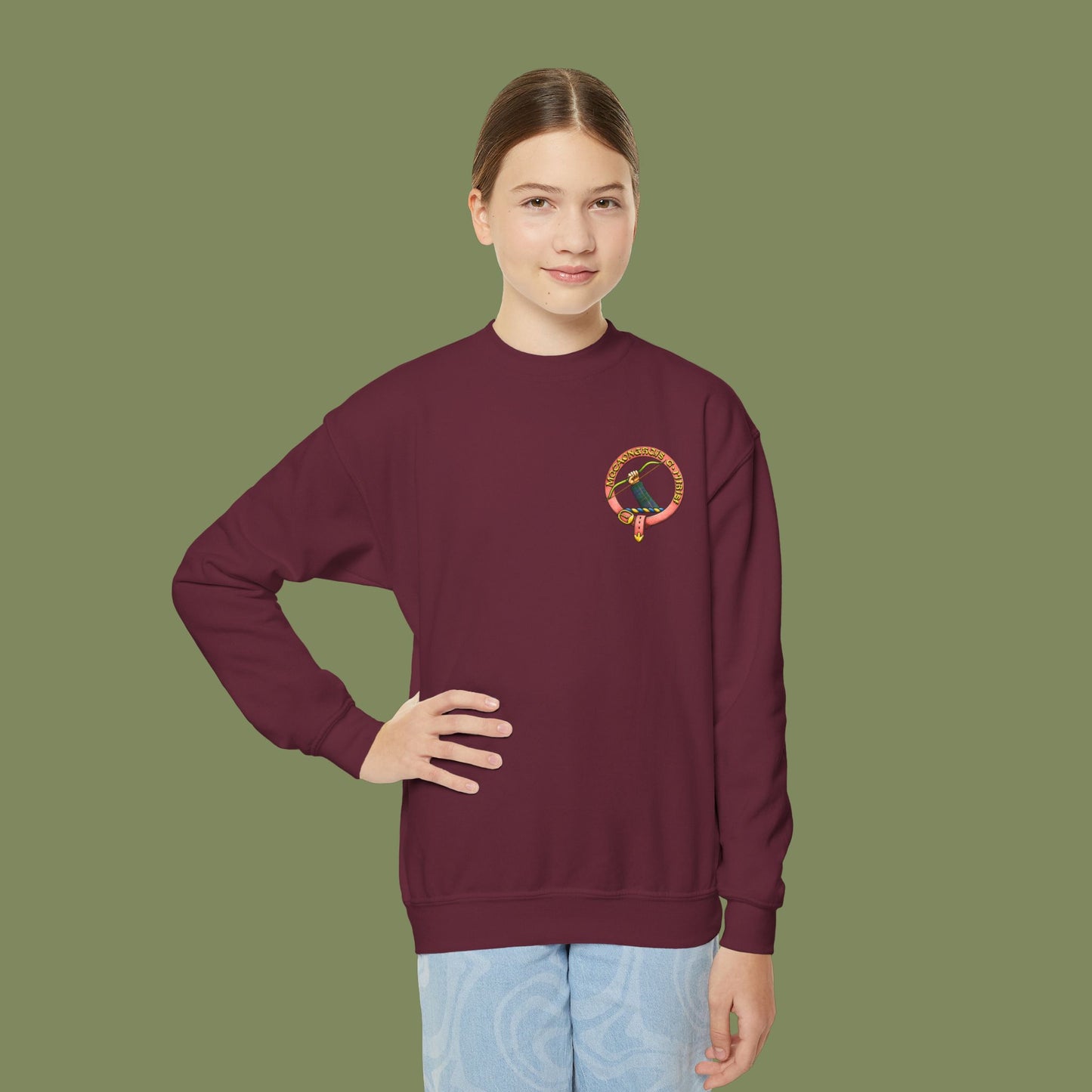 Clan MacInnes Youth Crewneck Sweatshirt