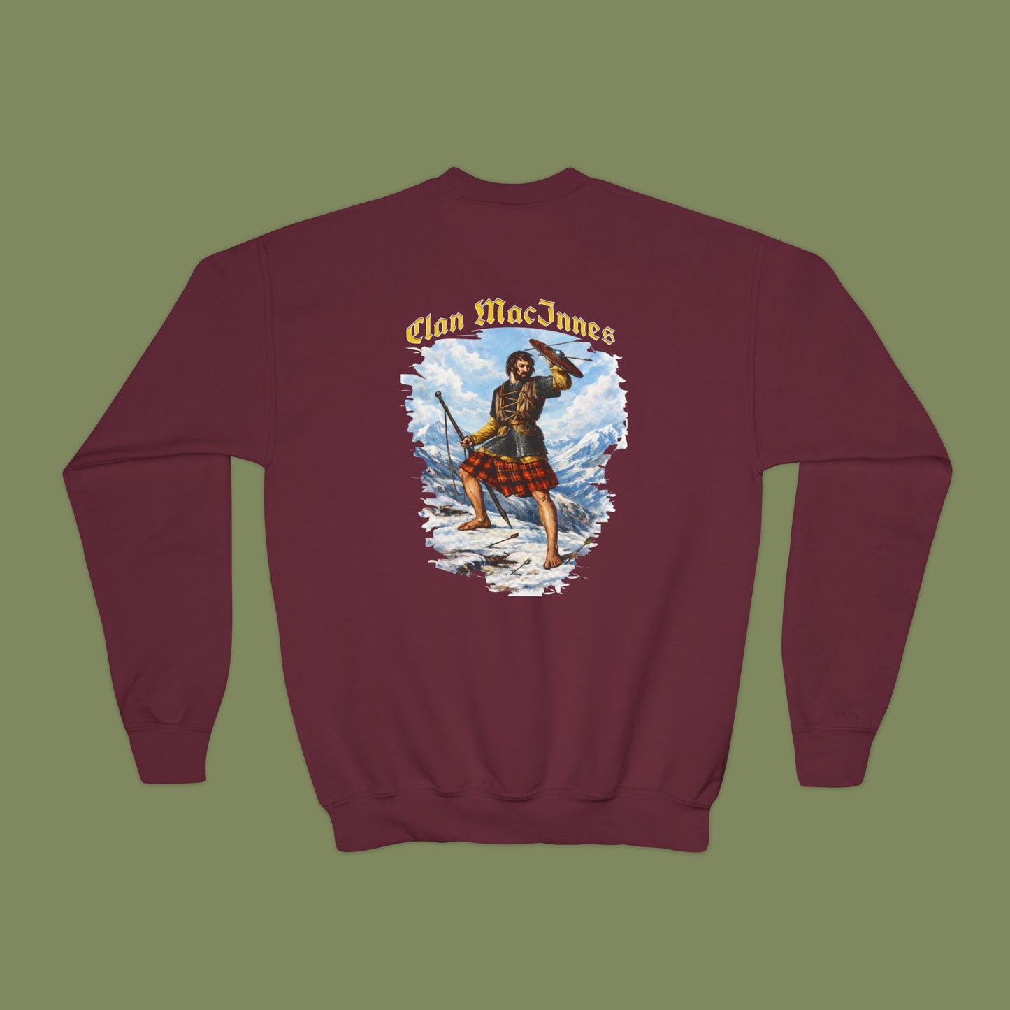 Clan MacInnes Youth Crewneck Sweatshirt