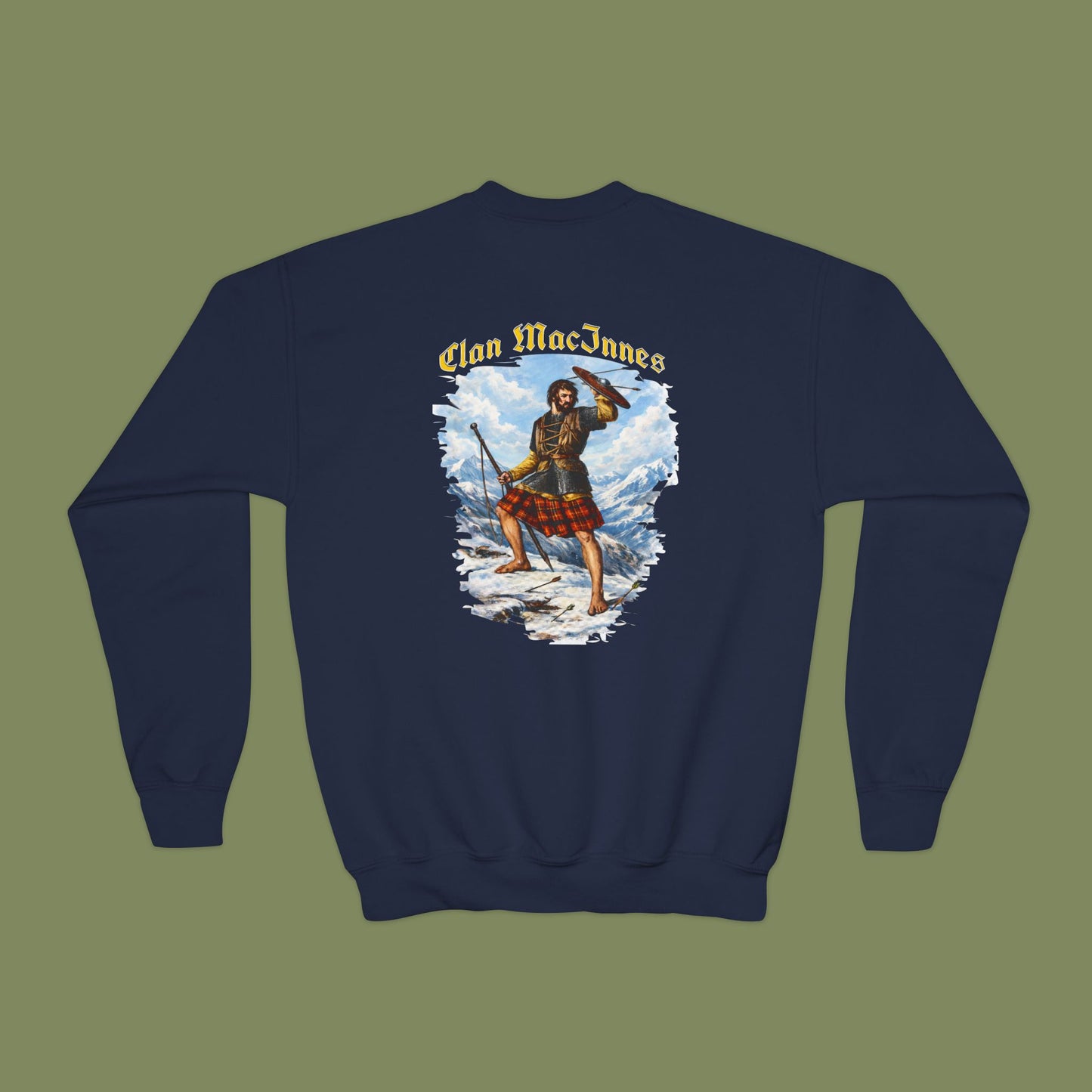 Clan MacInnes Youth Crewneck Sweatshirt