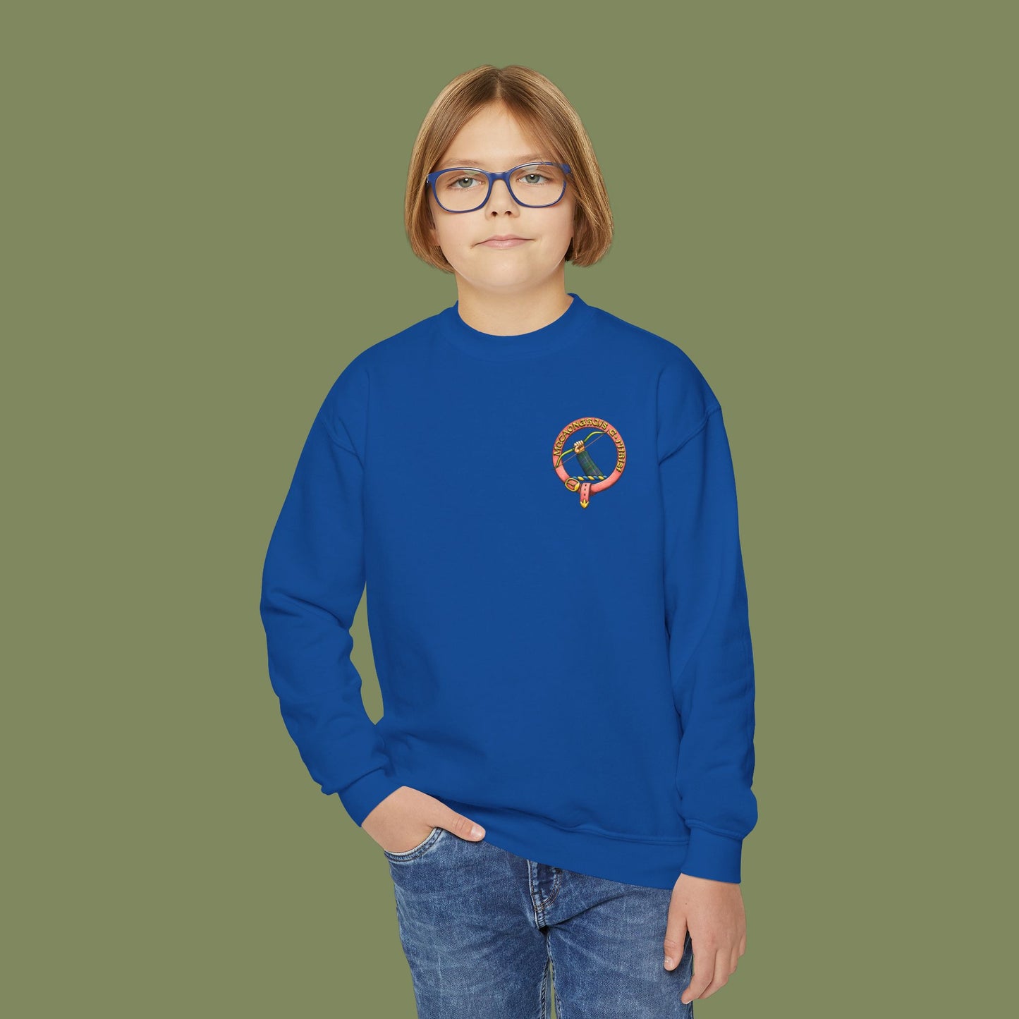 Clan MacInnes Youth Crewneck Sweatshirt