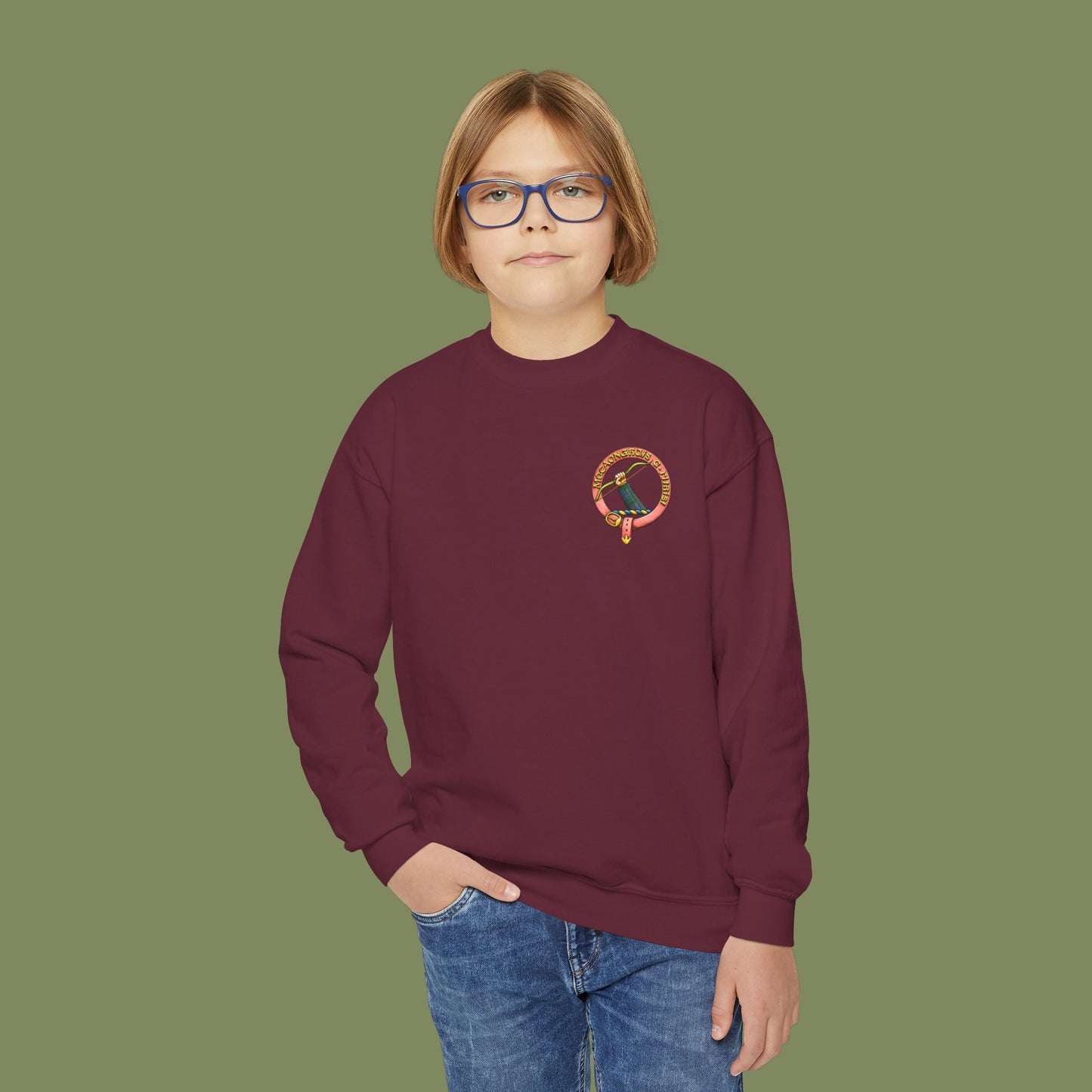 Clan MacInnes Youth Crewneck Sweatshirt