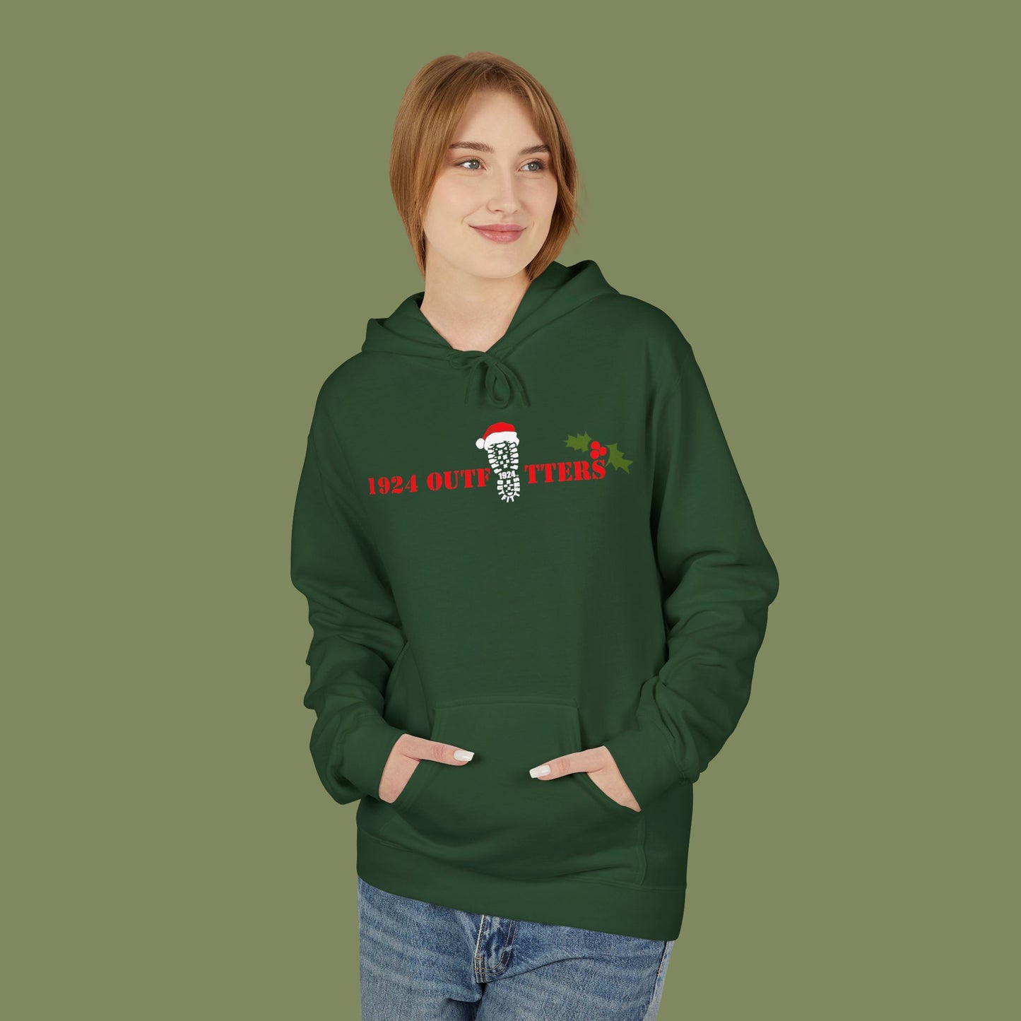 1924 Outfitters Staple Hoodie — Christmas Edition