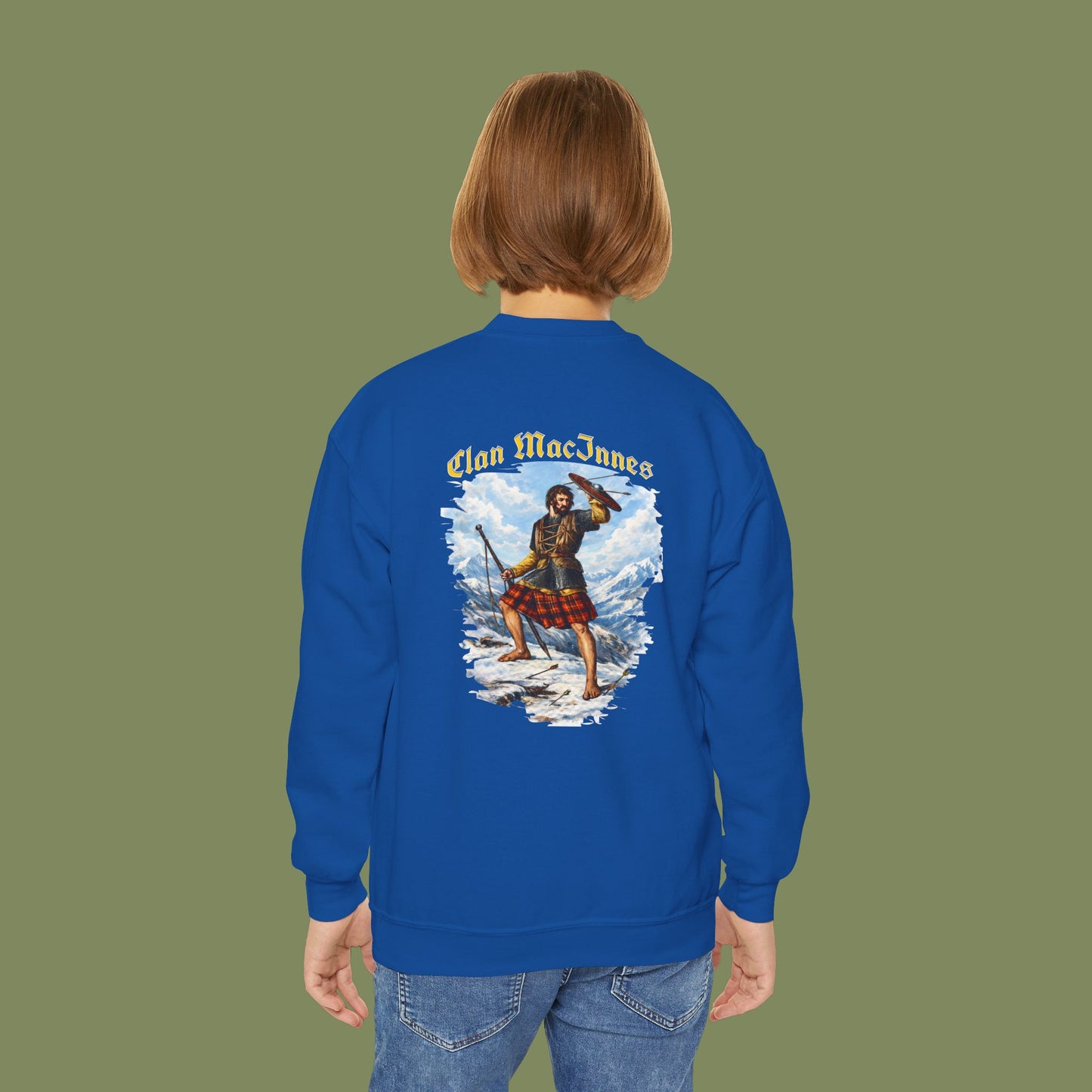 Clan MacInnes Youth Crewneck Sweatshirt