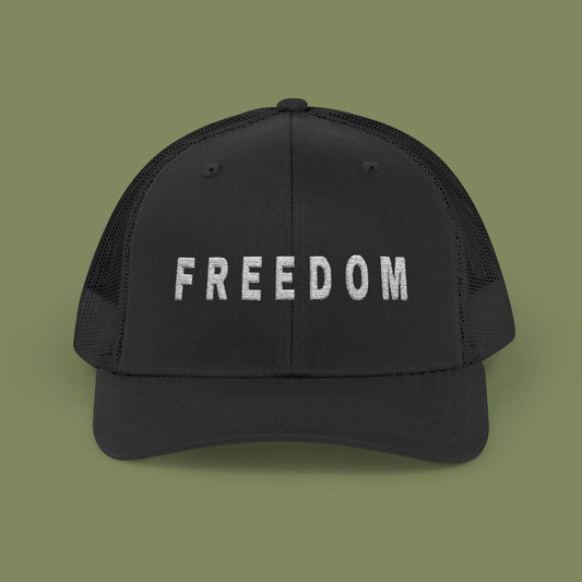 Freedom Snapback Cap (Black)