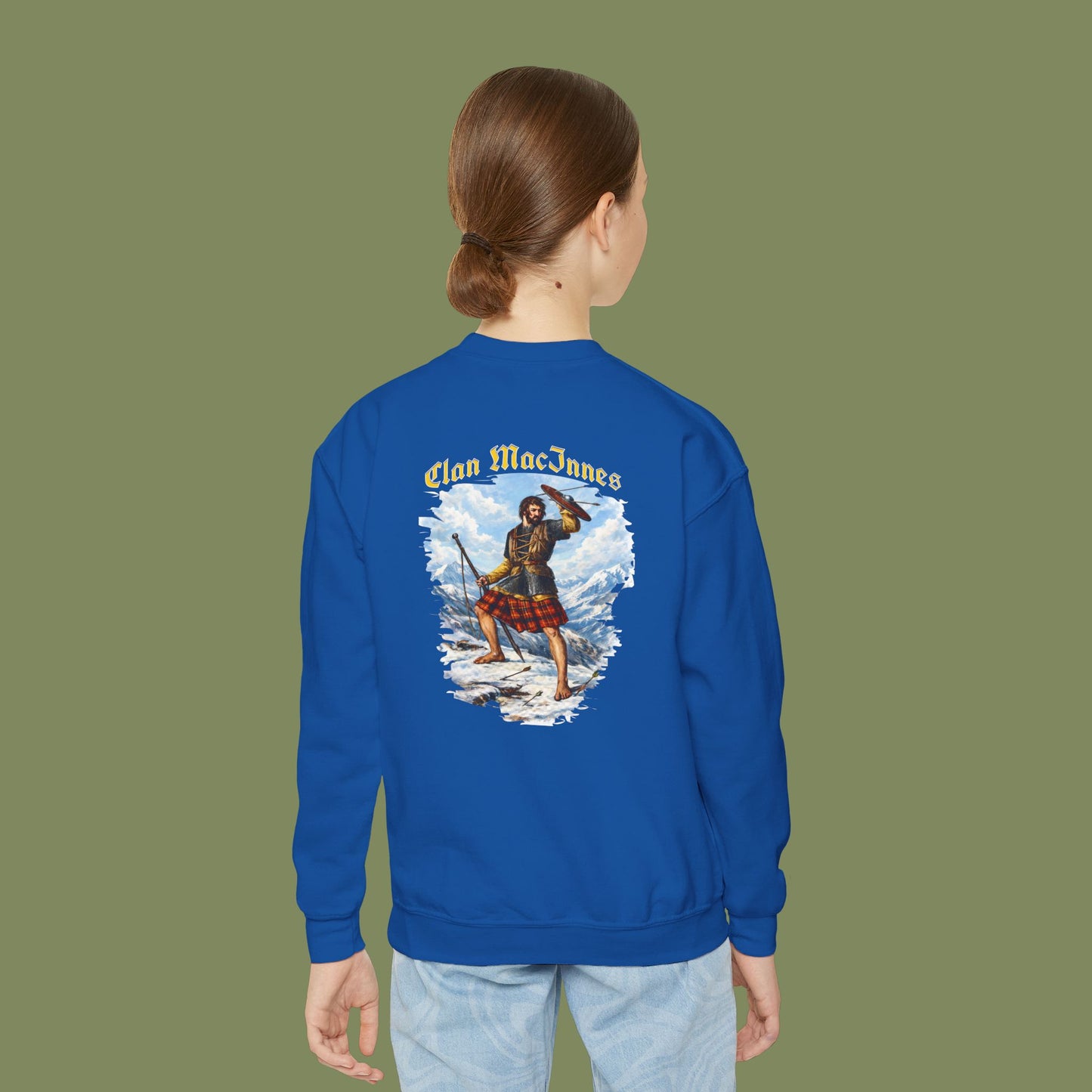 Clan MacInnes Youth Crewneck Sweatshirt