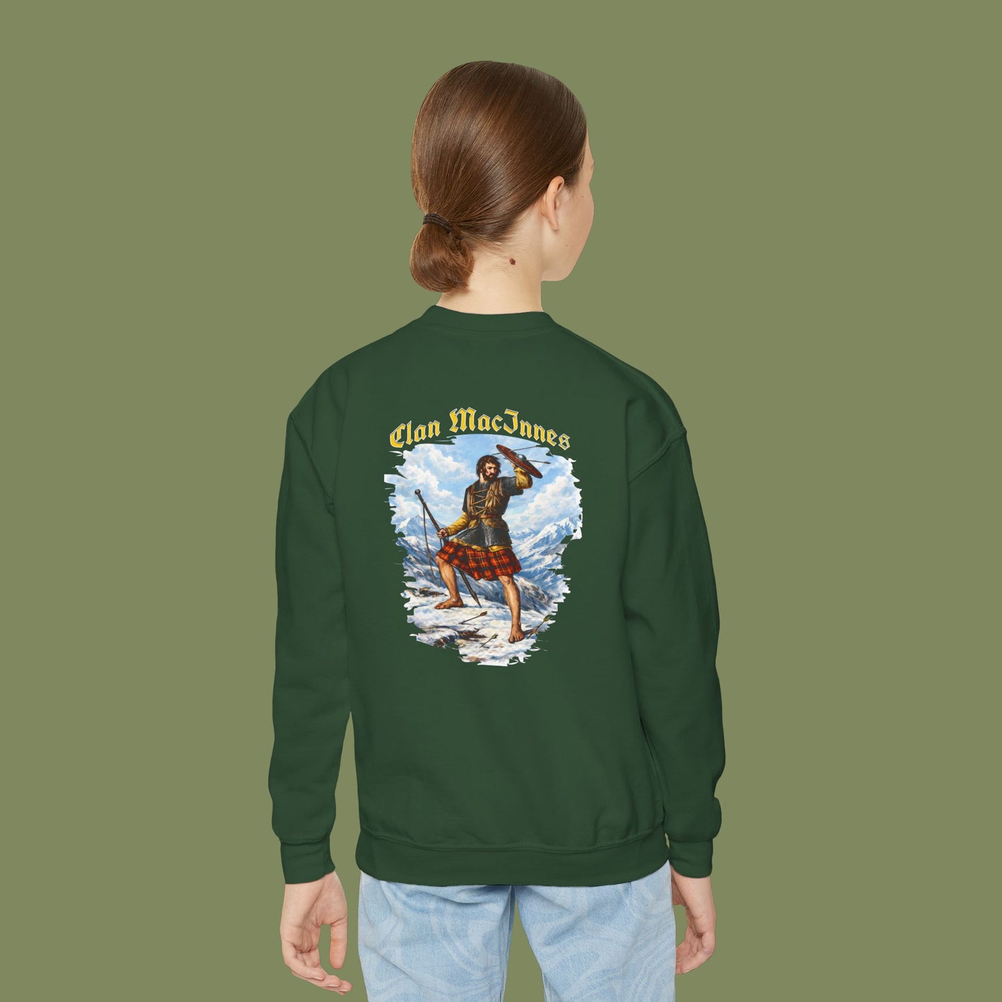 Clan MacInnes Youth Crewneck Sweatshirt