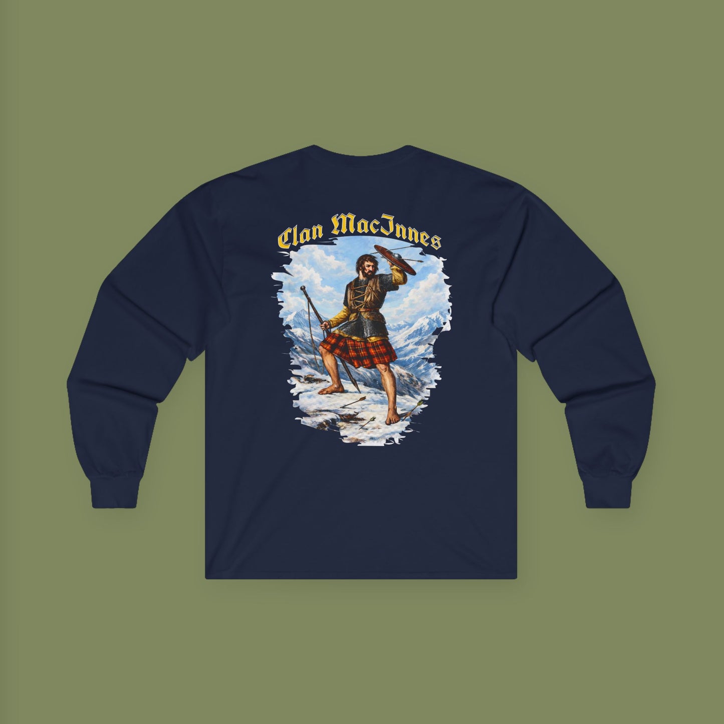 Clan MacInnes Adult Long Sleeve Shirt