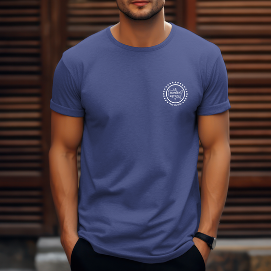 U.S. Border Patrol Blueprint Tee – Royal Heather Blue