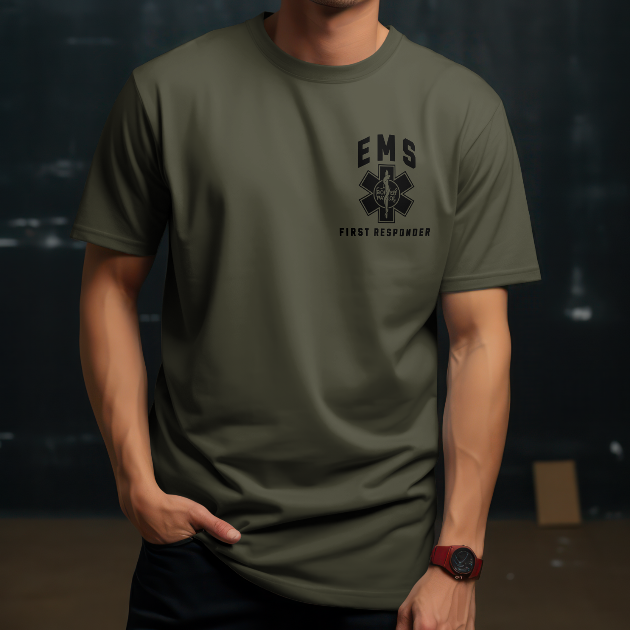 Border Patrol EMT – First Responder T-Shirt