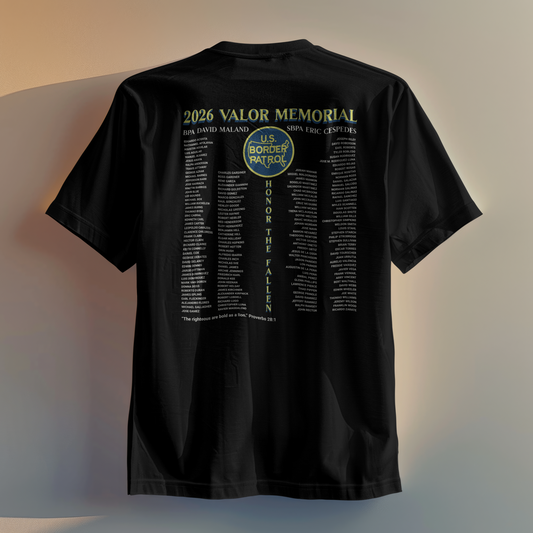 2026 Border Patrol Valor Memorial T-Shirt