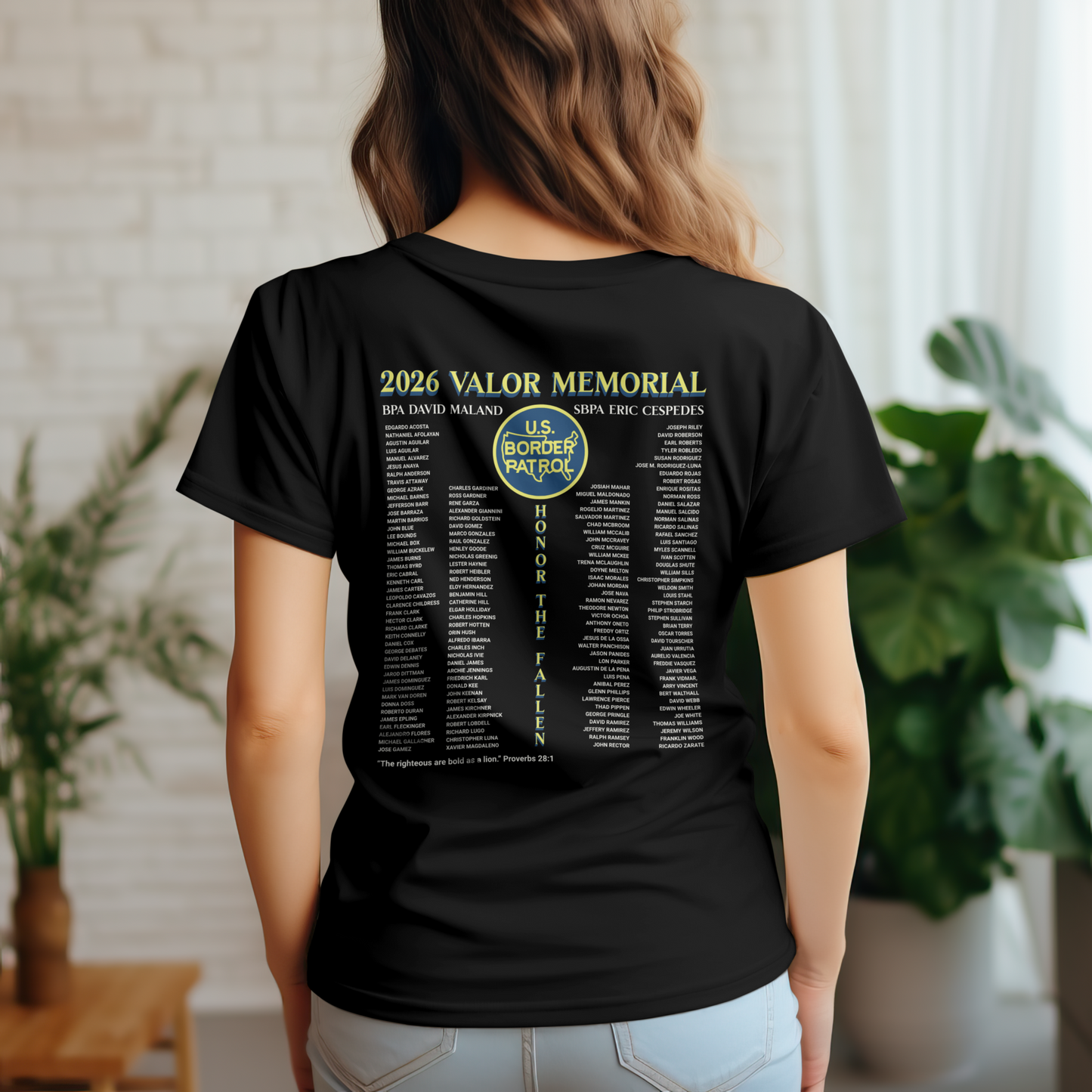 2026 Border Patrol Valor Memorial T-Shirt