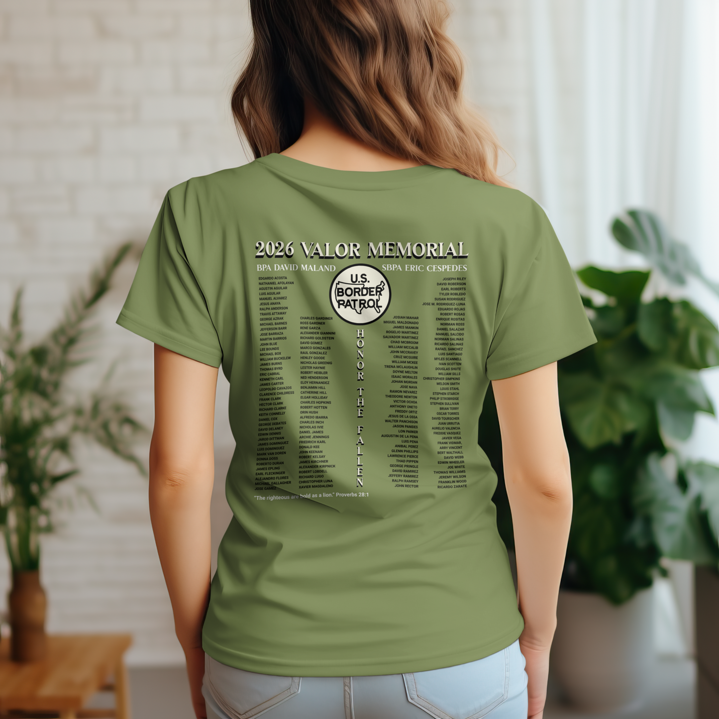 2026 Border Patrol Valor Memorial T-Shirt