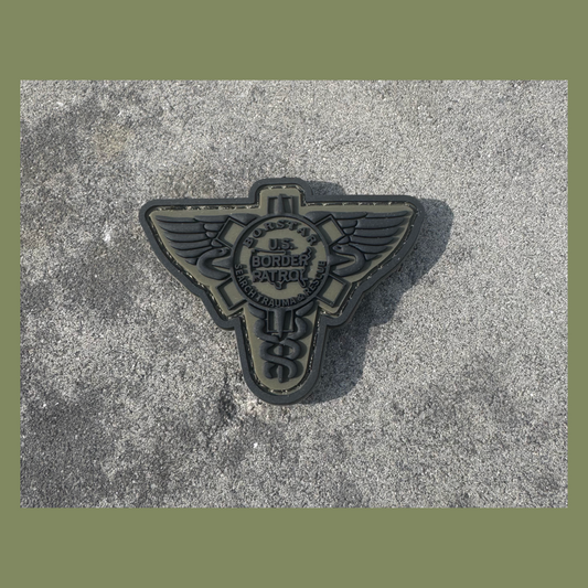 U.S. Border Patrol BORSTAR PVC Patch – Velcro Backing
