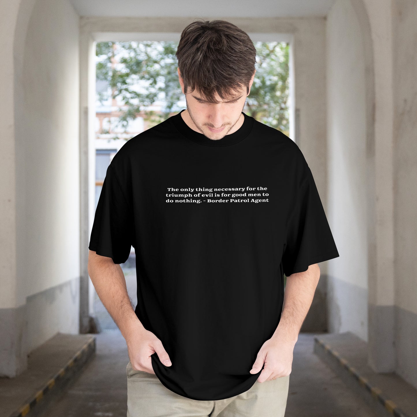 Evil Prevails When Boxy T-Shirt