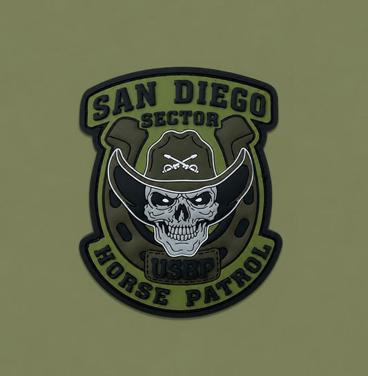 San Diego Sector Horse Patrol PVC Patch